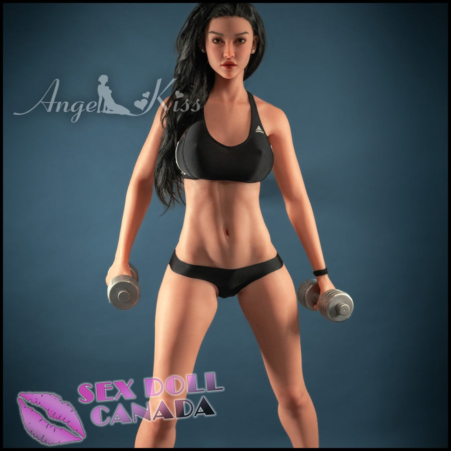 Angel Kiss Realistic Sex Doll Black Hair Western American Tall Long Legs