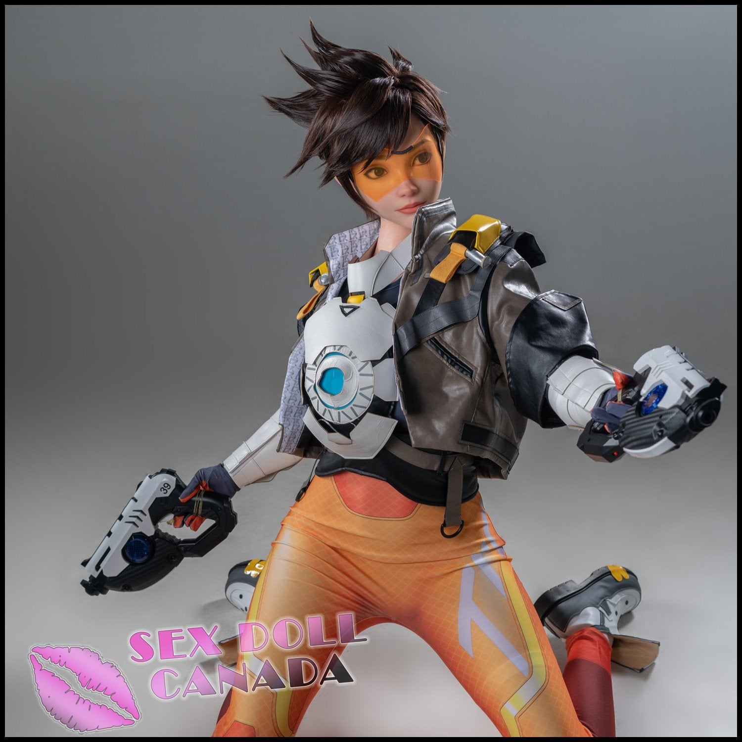 Game Lady Realistic Sex Doll Black Hair Big Ass Butt Cartoon Hentai Anime