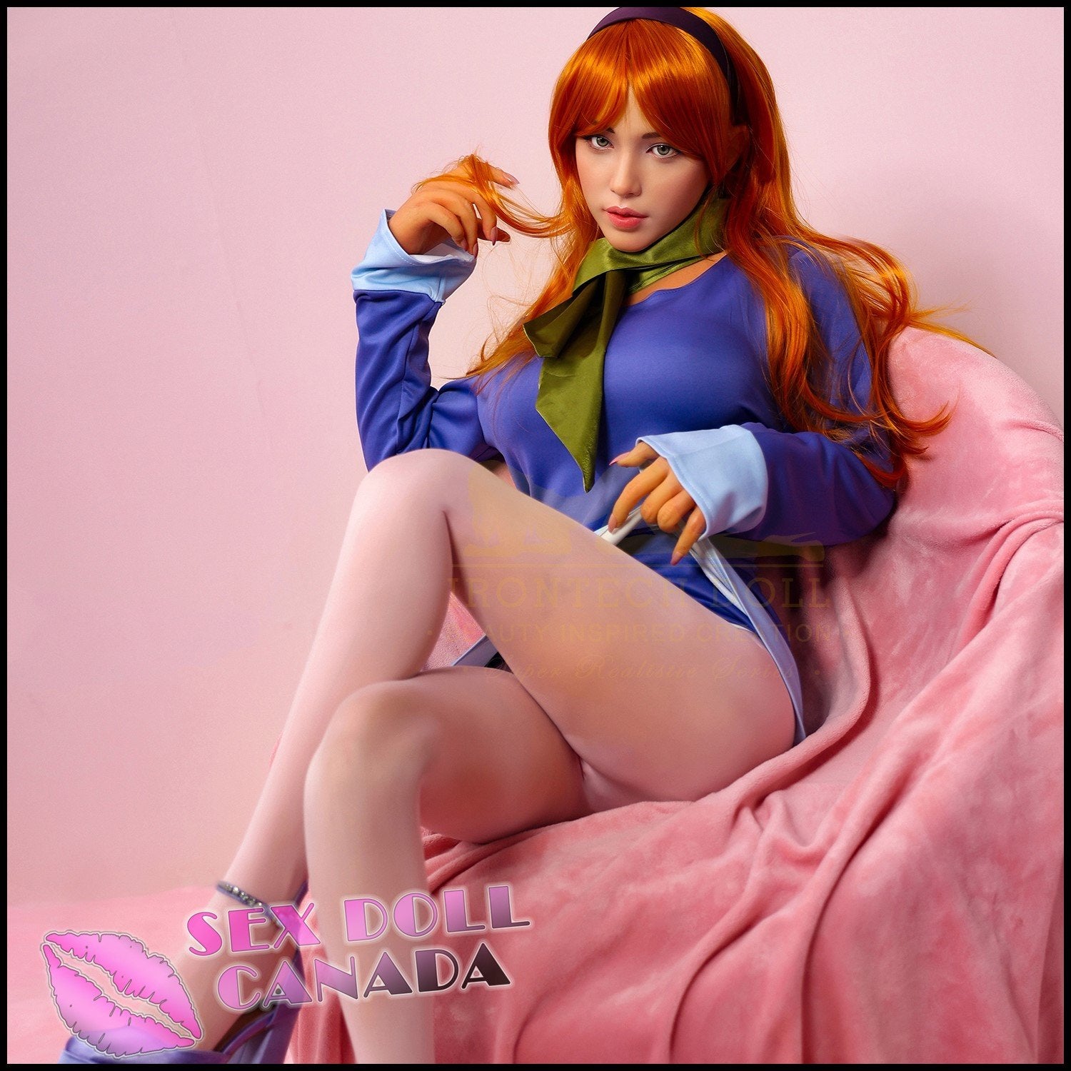 IRONTECH Realistic Sex Doll Tall Long Legs Huge Tits Boobs Elf Fantasy Cosplay