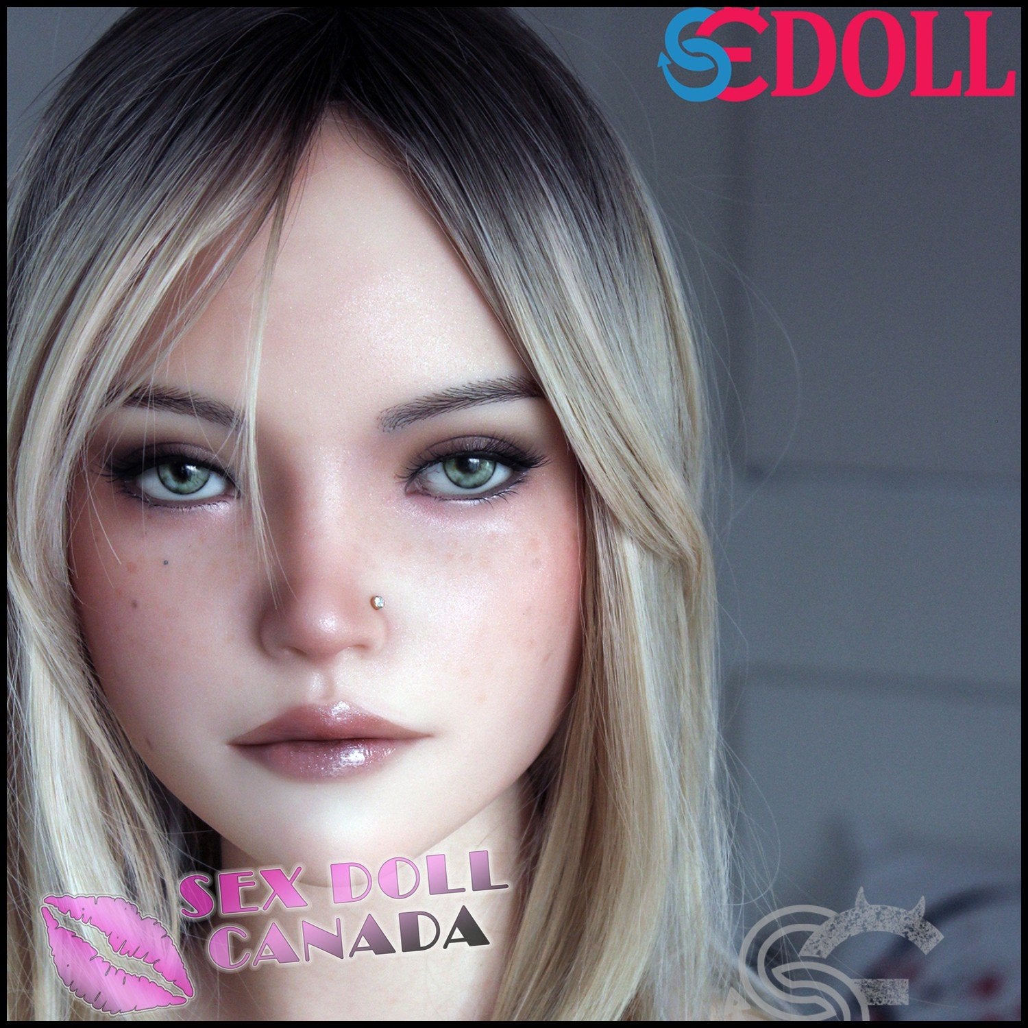 SE DOLL Realistic Sex Doll Western American Blonde Hair Big Tits Breasts