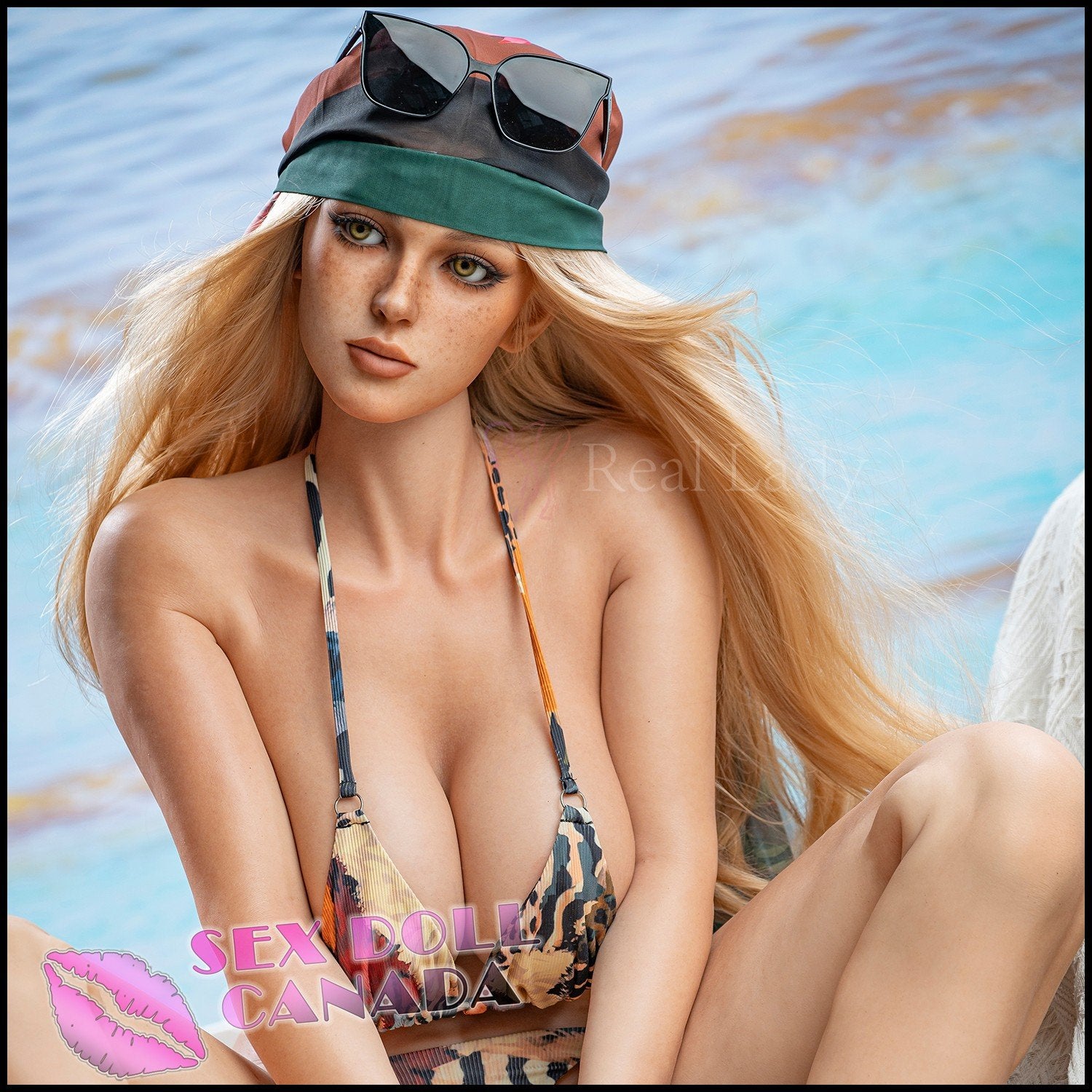 Real Lady Realistic Sex Doll Tall Long Legs Blonde Hair Huge Tits Boobs