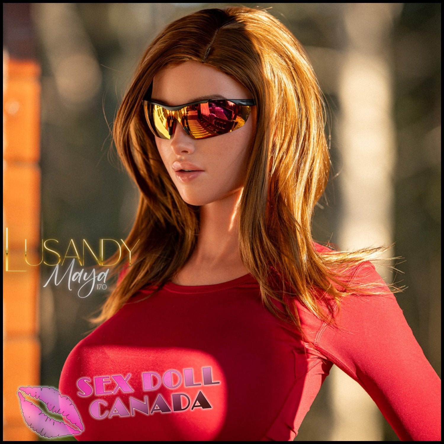 Lusandy Realistic Sex Doll Tall Long Legs Huge Tits Boobs Brunette Hair