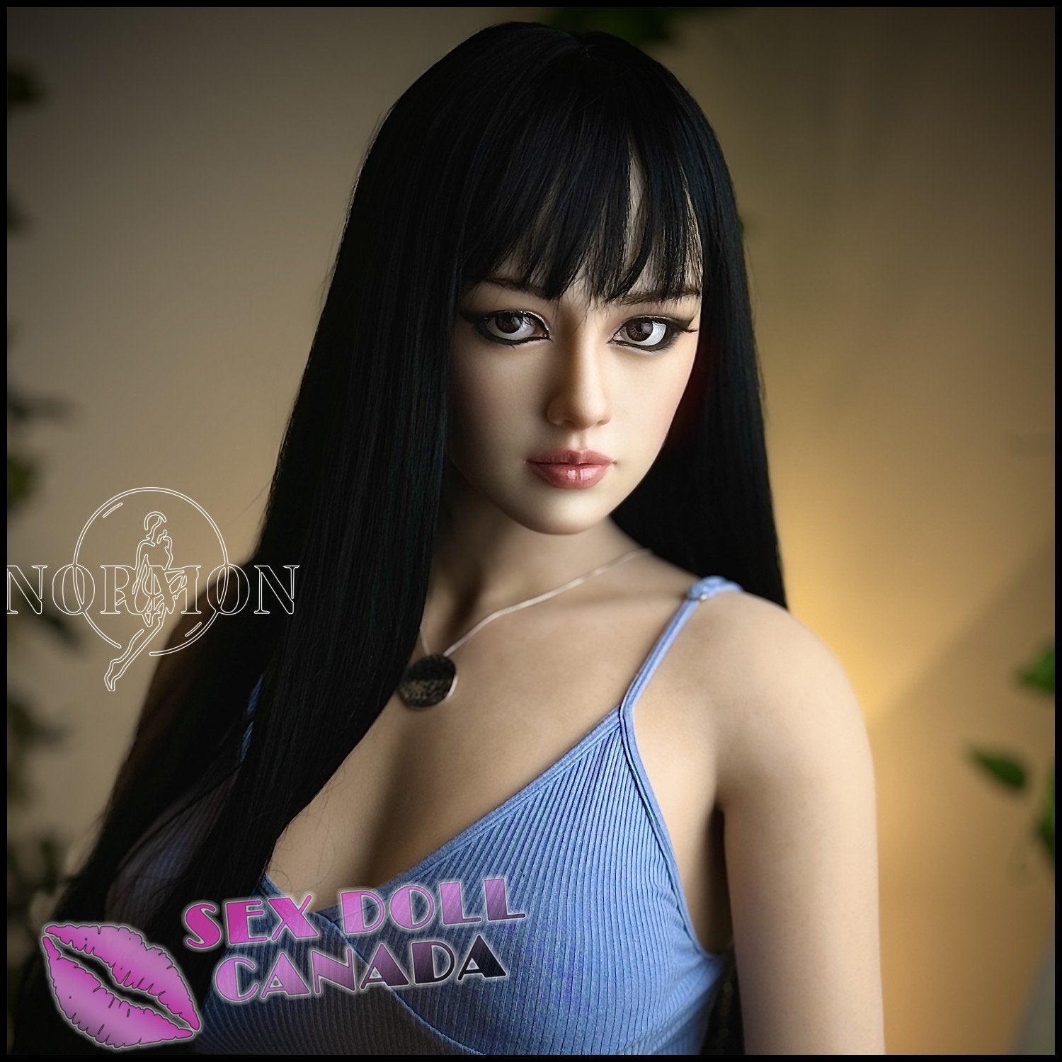Normon Doll Realistic Sex Doll Asian Japanese Chinese Black Hair Big Tits Breasts