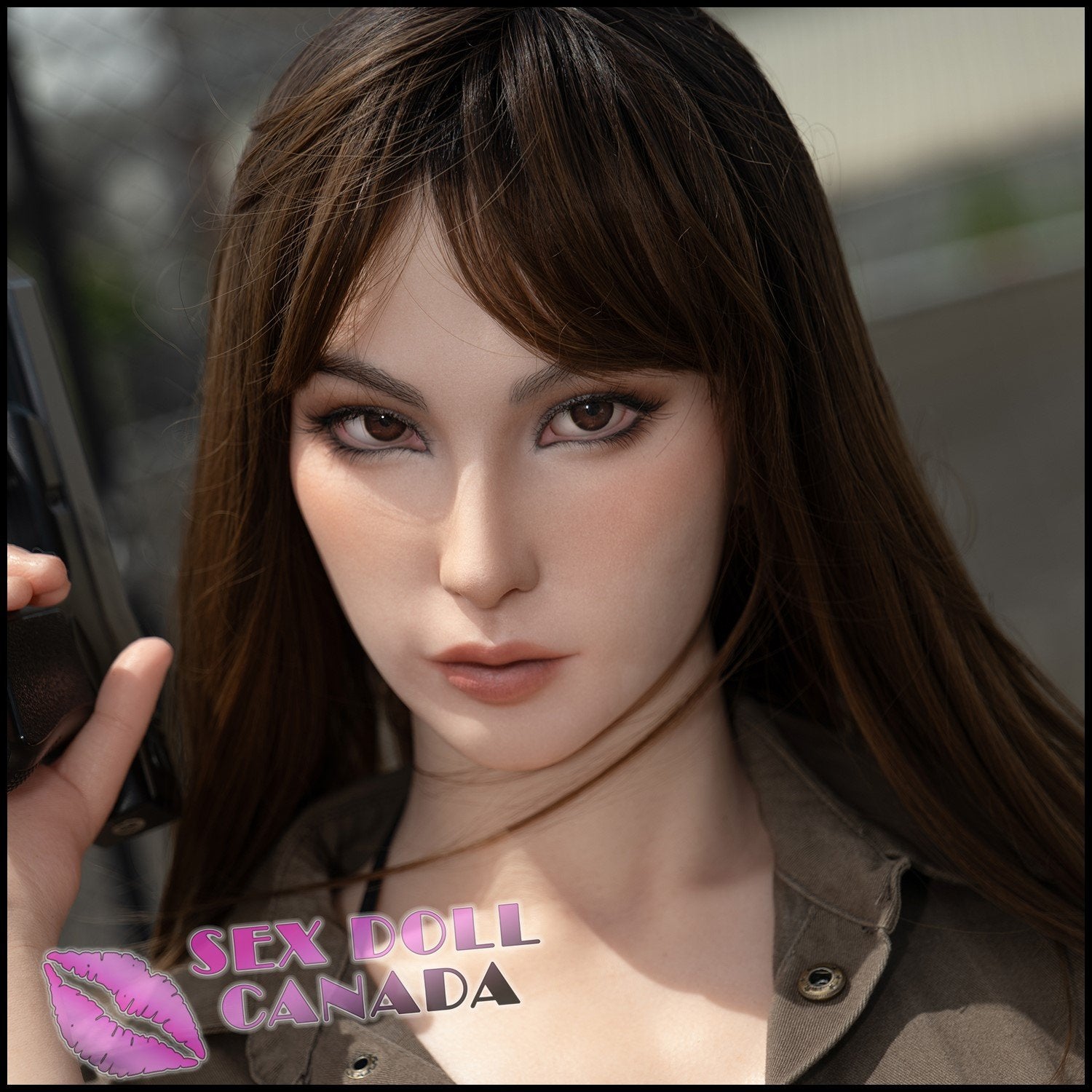 Real Lady Realistic Sex Doll Curvy Full Body Brunette Hair BBW Chubby Fat