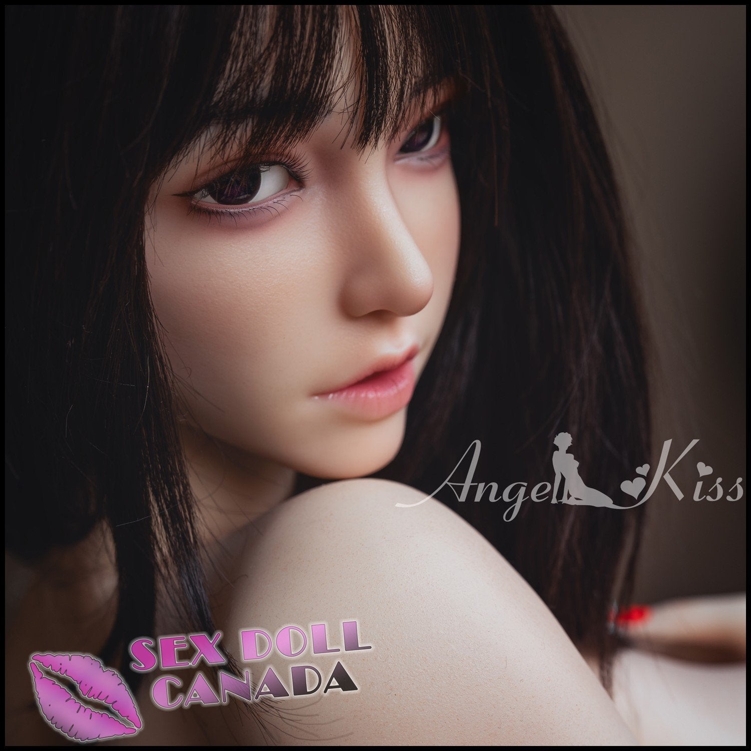 Angel Kiss Realistic Sex Doll Curvy Full Body Tall Long Legs Brunette Hair