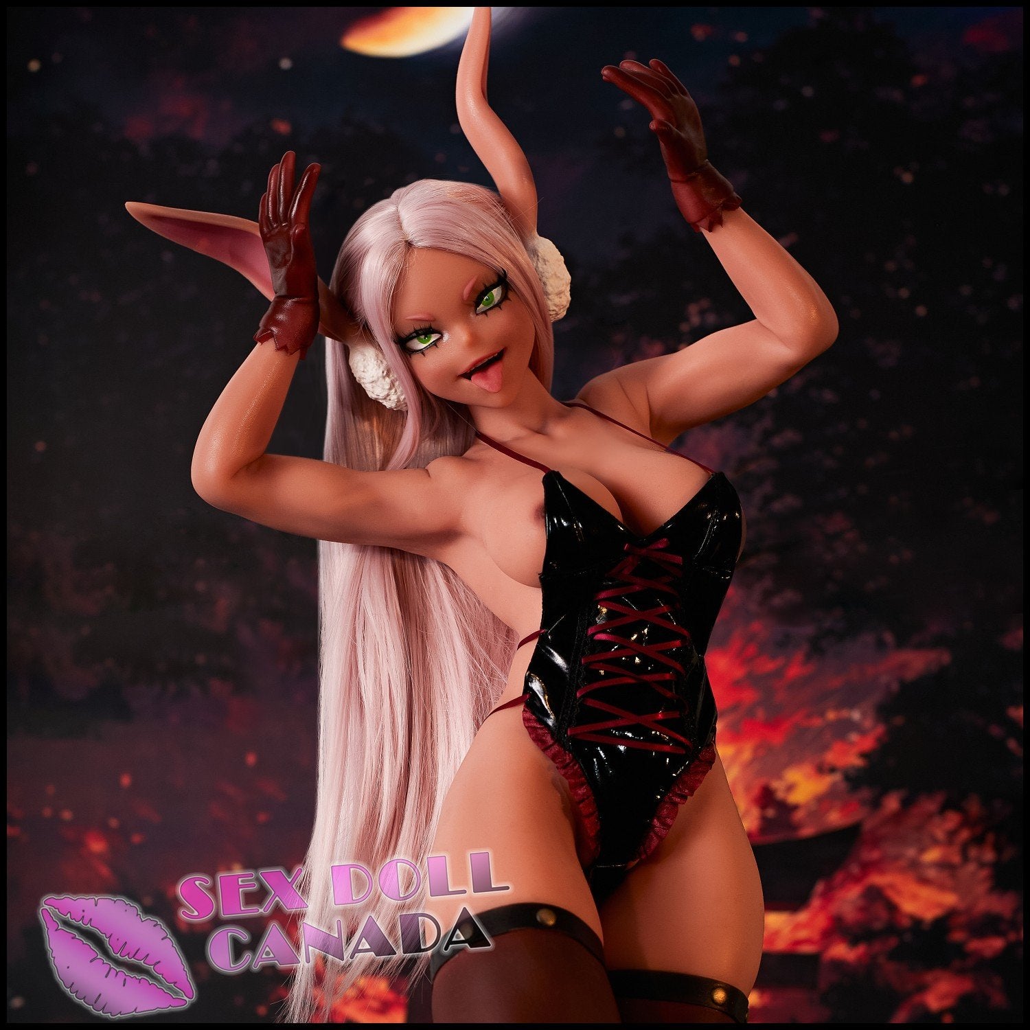 Climax Realistic Sex Doll Elf Fantasy Cosplay Big Tits Breasts Mini