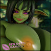 Climax Realistic Sex Doll Small Waist Huge Tits Boobs Elf Fantasy Cosplay
