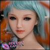 Sanhui Dolls Realistic Sex Doll Mini Blue Hair Big Tits Breasts