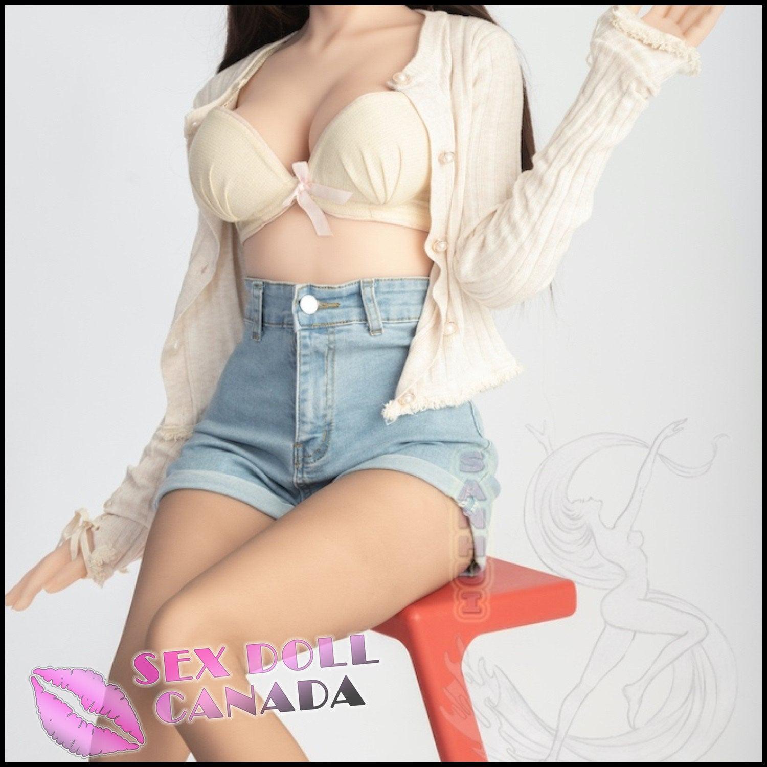 Sanhui Dolls Realistic Sex Doll Fit Athletic Small Waist Brunette Hair