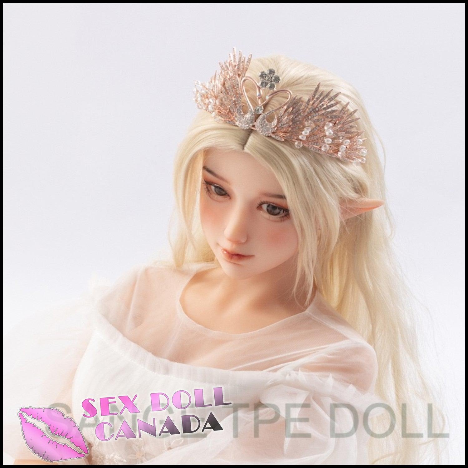 Sanhui Dolls Realistic Sex Doll Big Tits Breasts Blonde Hair Elf Fantasy Cosplay
