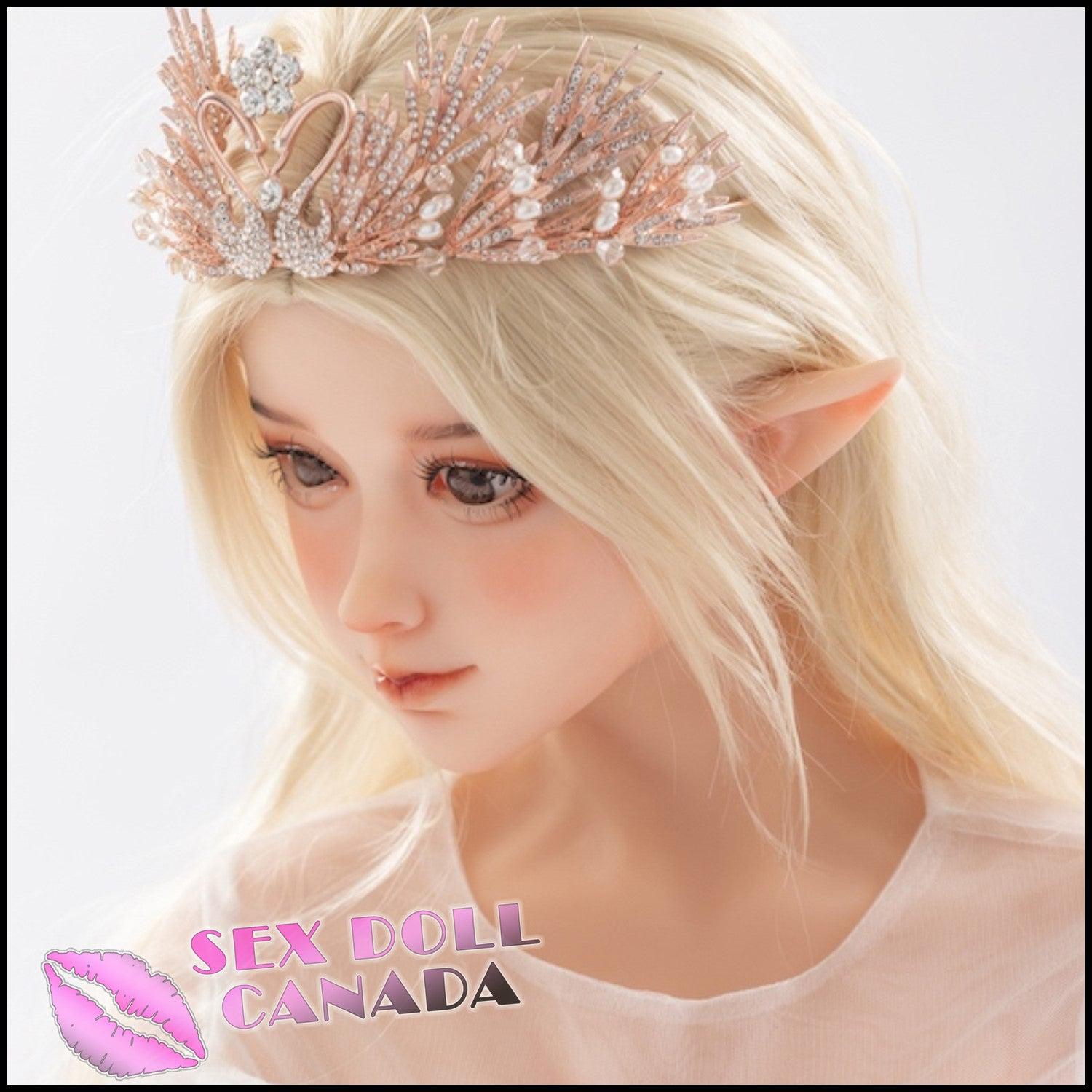 Sanhui Dolls Realistic Sex Doll Short Petite Elf Fantasy Cosplay Blonde Hair