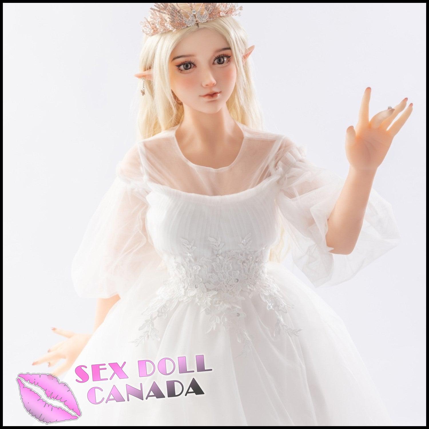 Sanhui Dolls Realistic Sex Doll Blonde Hair Small Waist Short Petite