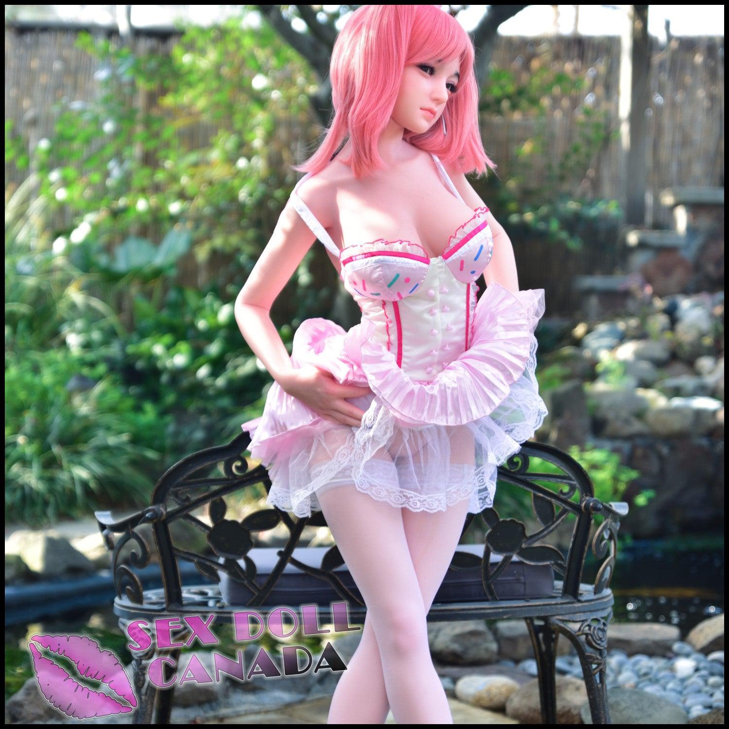 Tayu Realistic Sex Doll Pink Purple Hair Short Petite Small Waist