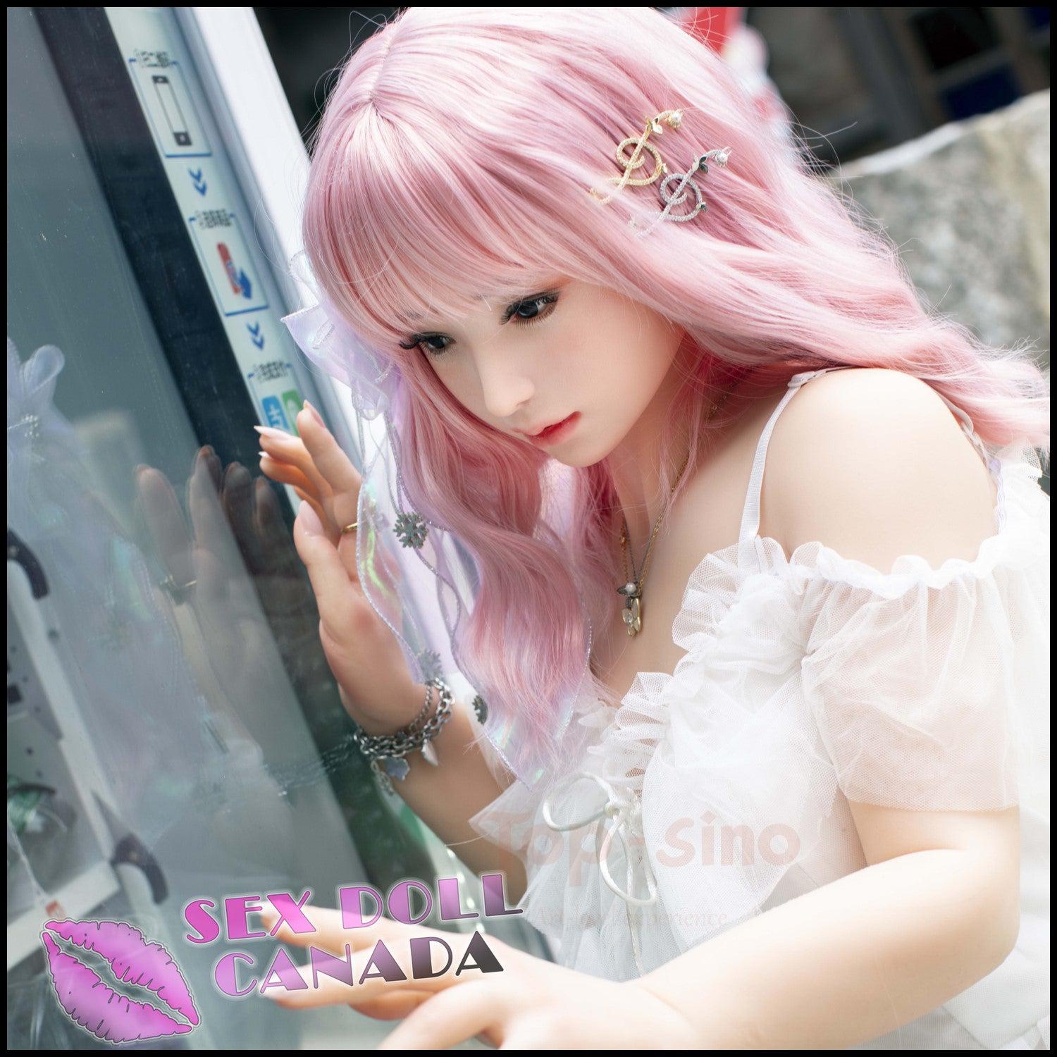 Top Sino (Sino-Doll) Realistic Sex Doll Pink Purple Hair Asian Japanese Chinese Short Petite