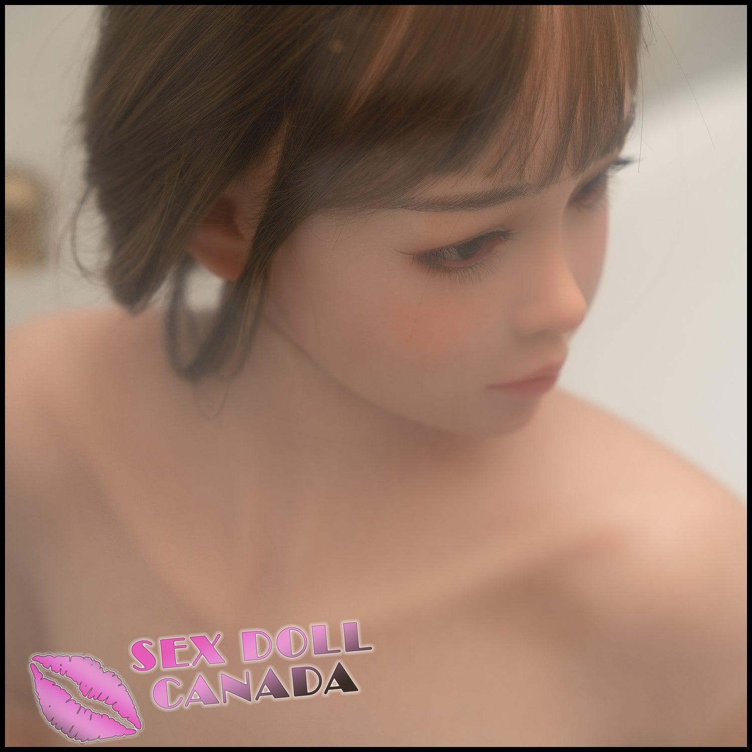 Zelex Realistic Sex Doll Short Petite Asian Japanese Chinese Brunette Hair