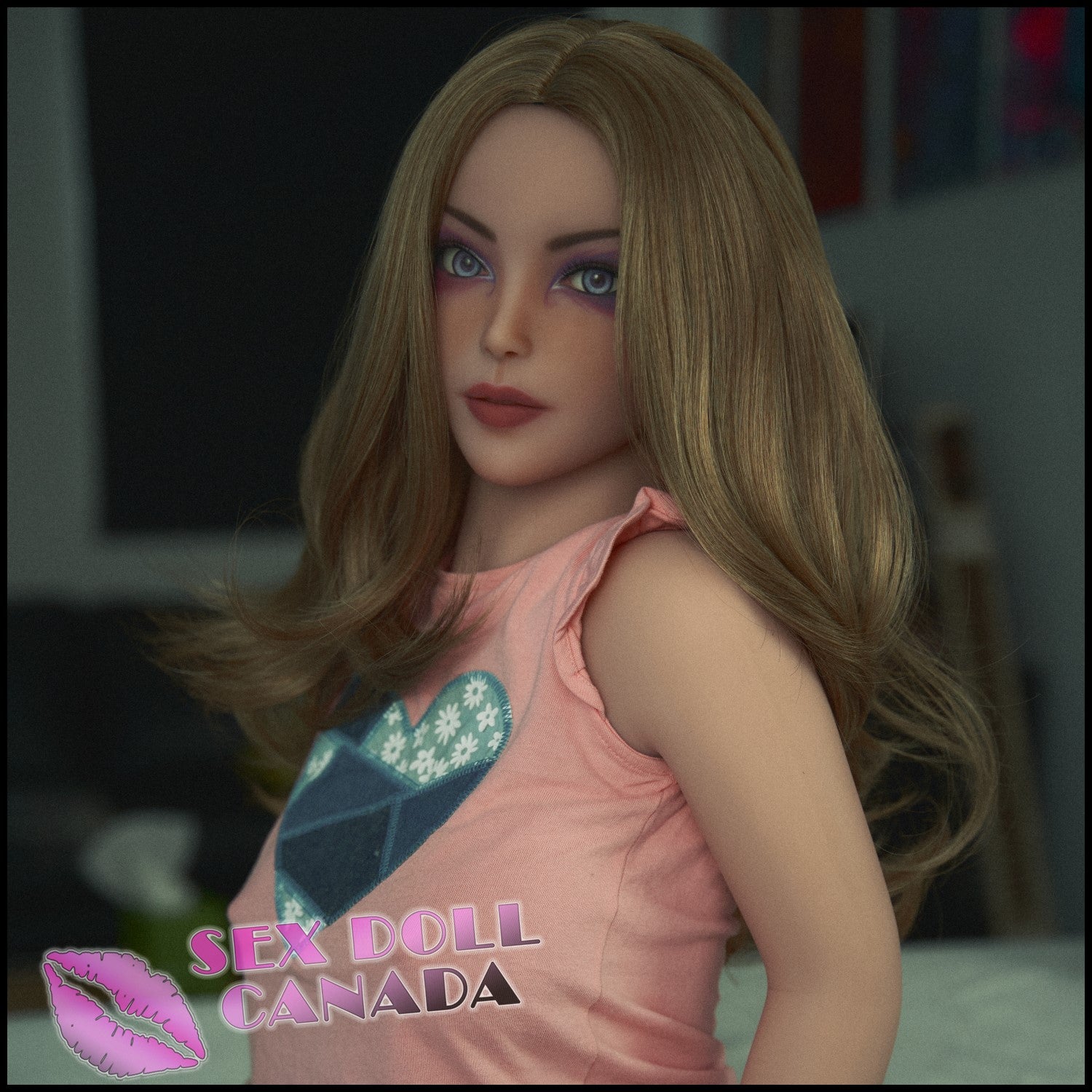 SE DOLL Realistic Sex Doll Small Waist Blonde Hair Short Petite