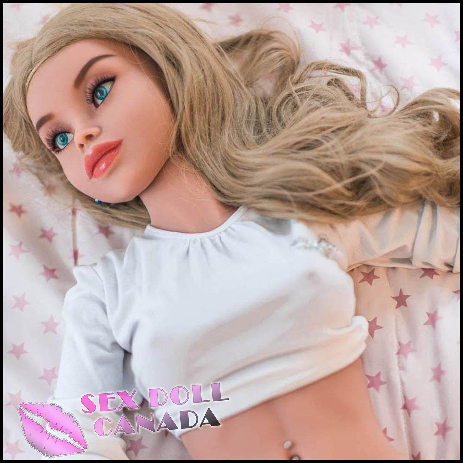 WM Realistic Sex Doll Short Petite Blonde Hair Fit Athletic