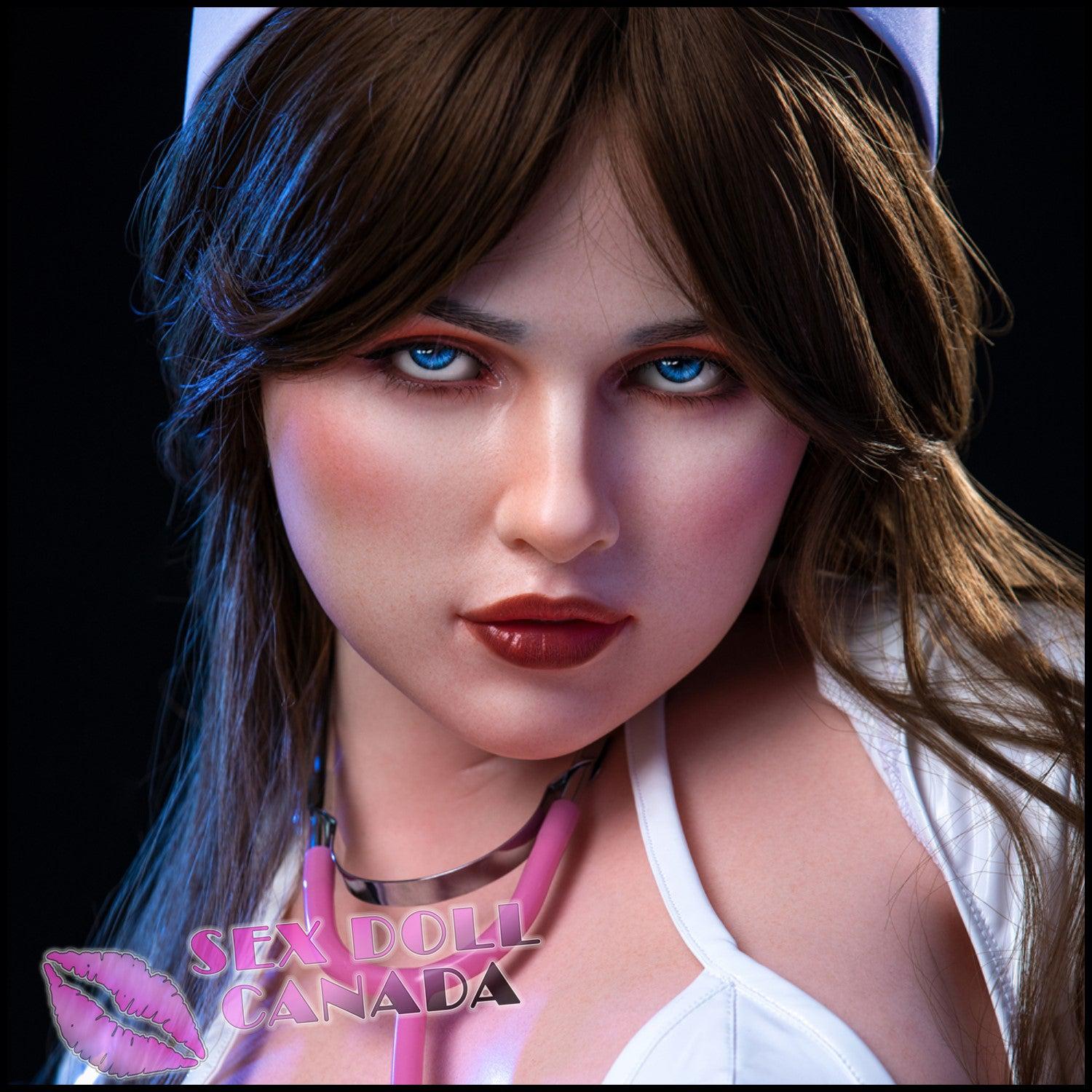 IRONTECH Realistic Sex Doll Big Tits Breasts Brunette Hair Western American