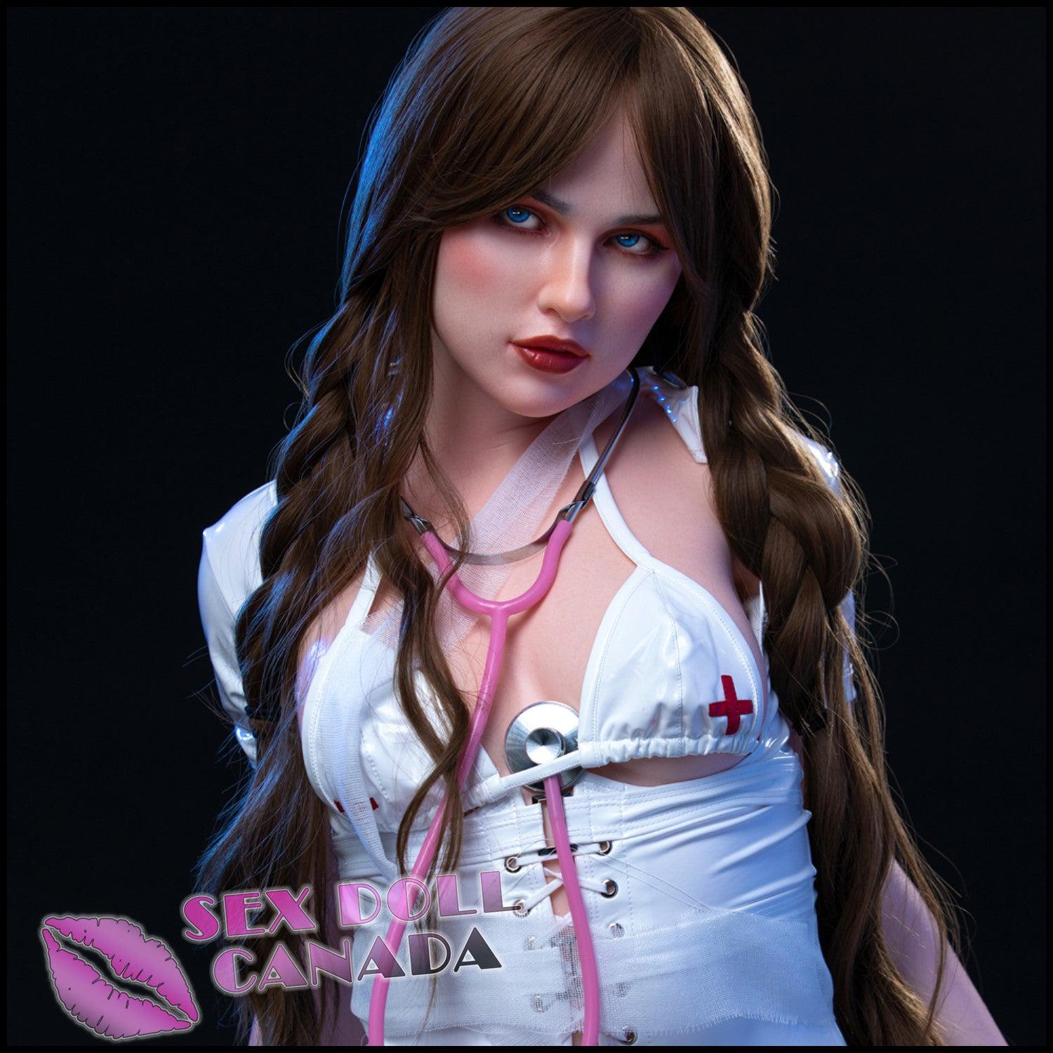 IRONTECH Realistic Sex Doll Brunette Hair Western American Short Petite