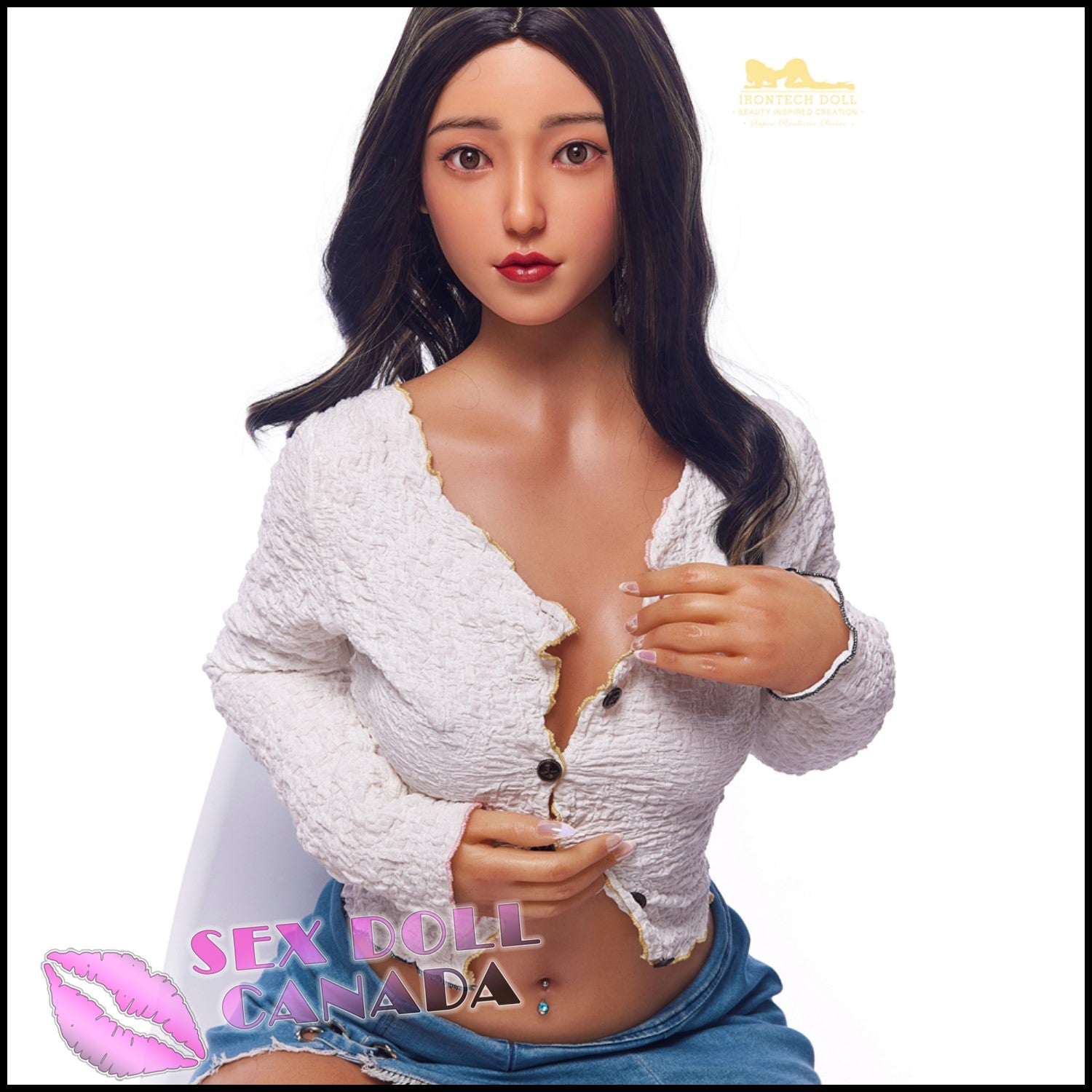 IRONTECH Realistic Sex Doll Asian Japanese Chinese Short Petite Big Tits Breasts