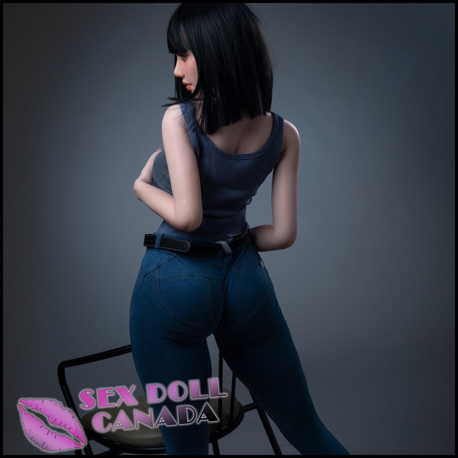 IRONTECH Realistic Sex Doll Black Hair Short Petite Small Waist