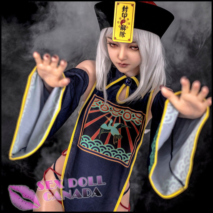 XYcolo Realistic Sex Doll Small Waist Gray Silver White Hair Asian Japanese Chinese