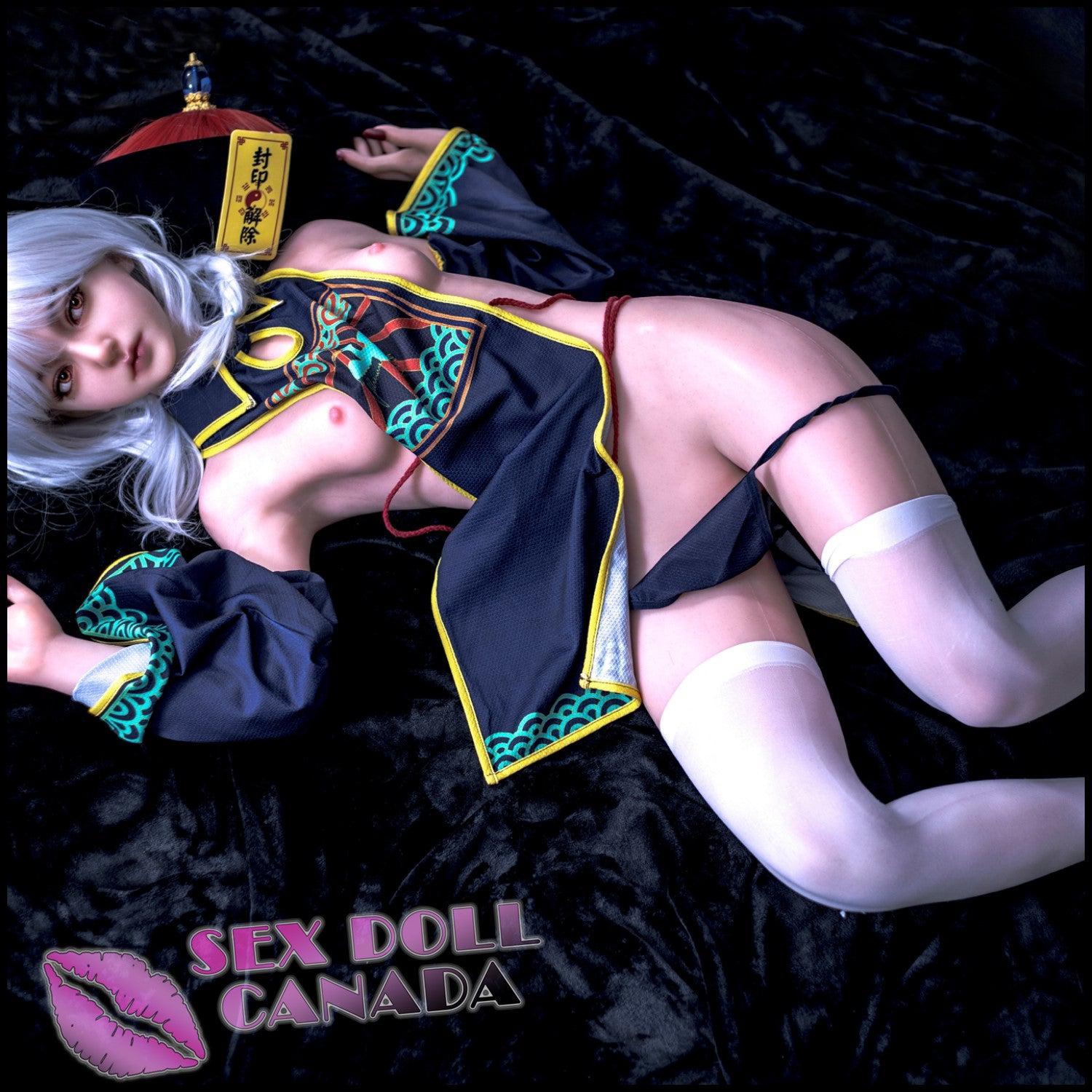 XYcolo Realistic Sex Doll Short Petite Asian Japanese Chinese Gray Silver White Hair