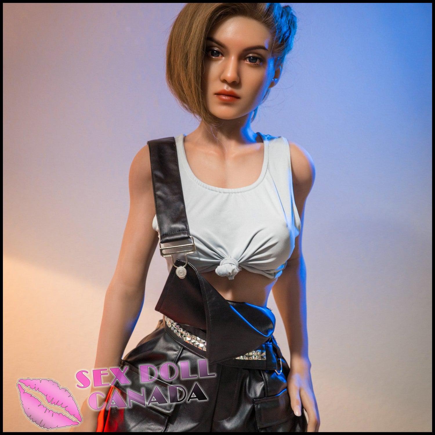 YL Realistic Sex Doll Huge Tits Boobs Brunette Hair Curvy Full Body