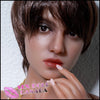 YL Realistic Sex Doll Curvy Full Body Small Waist Brunette Hair
