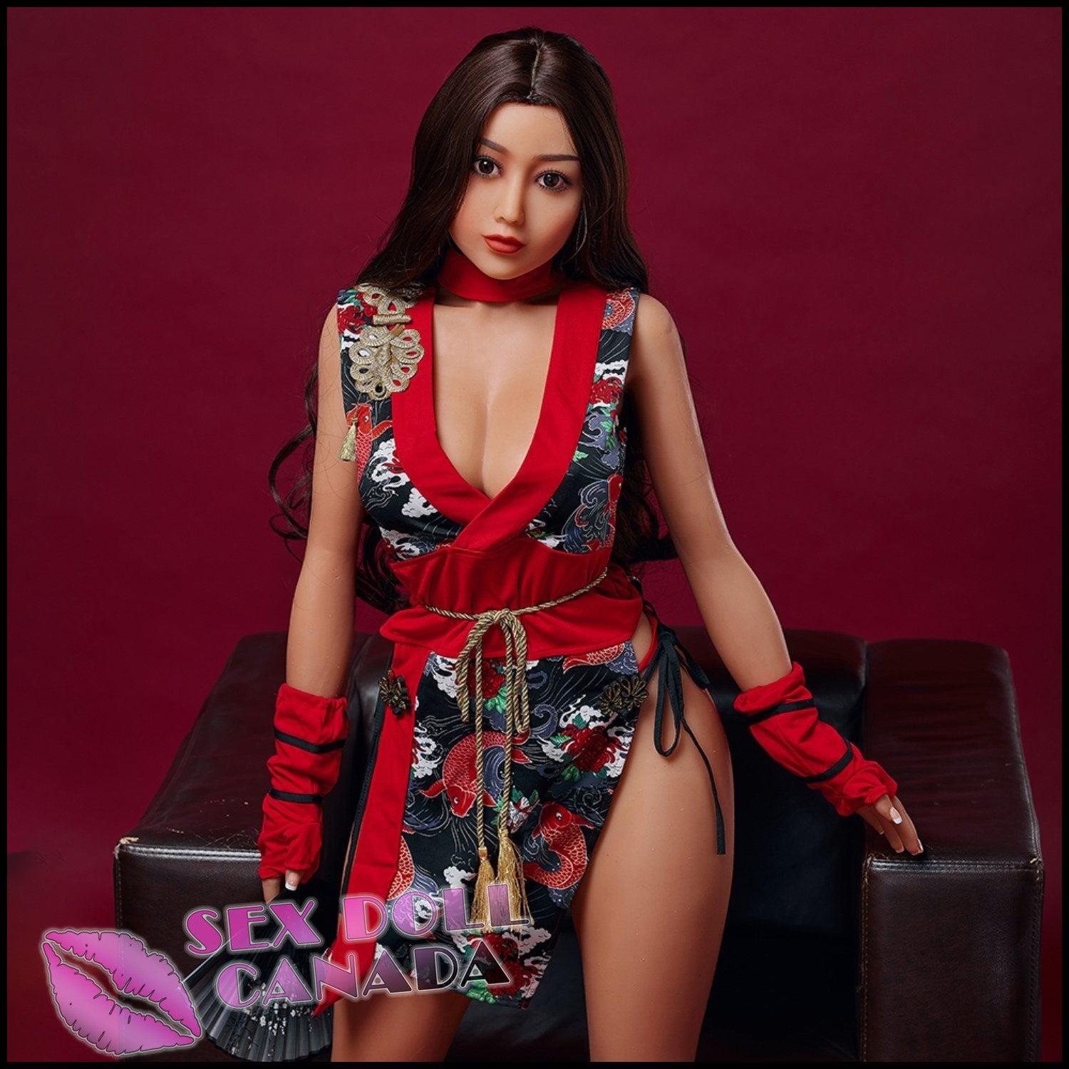 IRONTECH Realistic Sex Doll Black Hair Huge Tits Boobs Asian Japanese Chinese