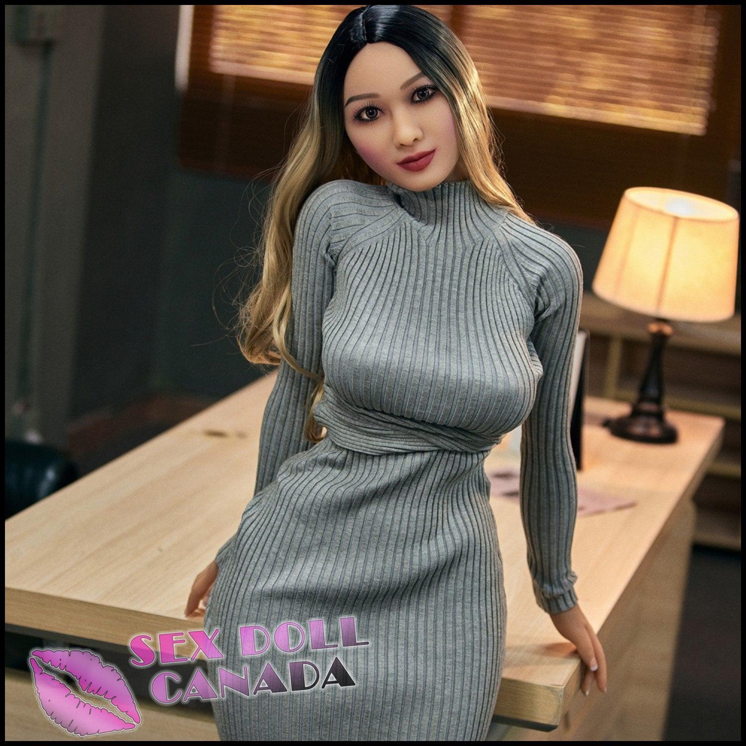 IRONTECH Realistic Sex Doll Small Waist Curvy Full Body Blonde Hair