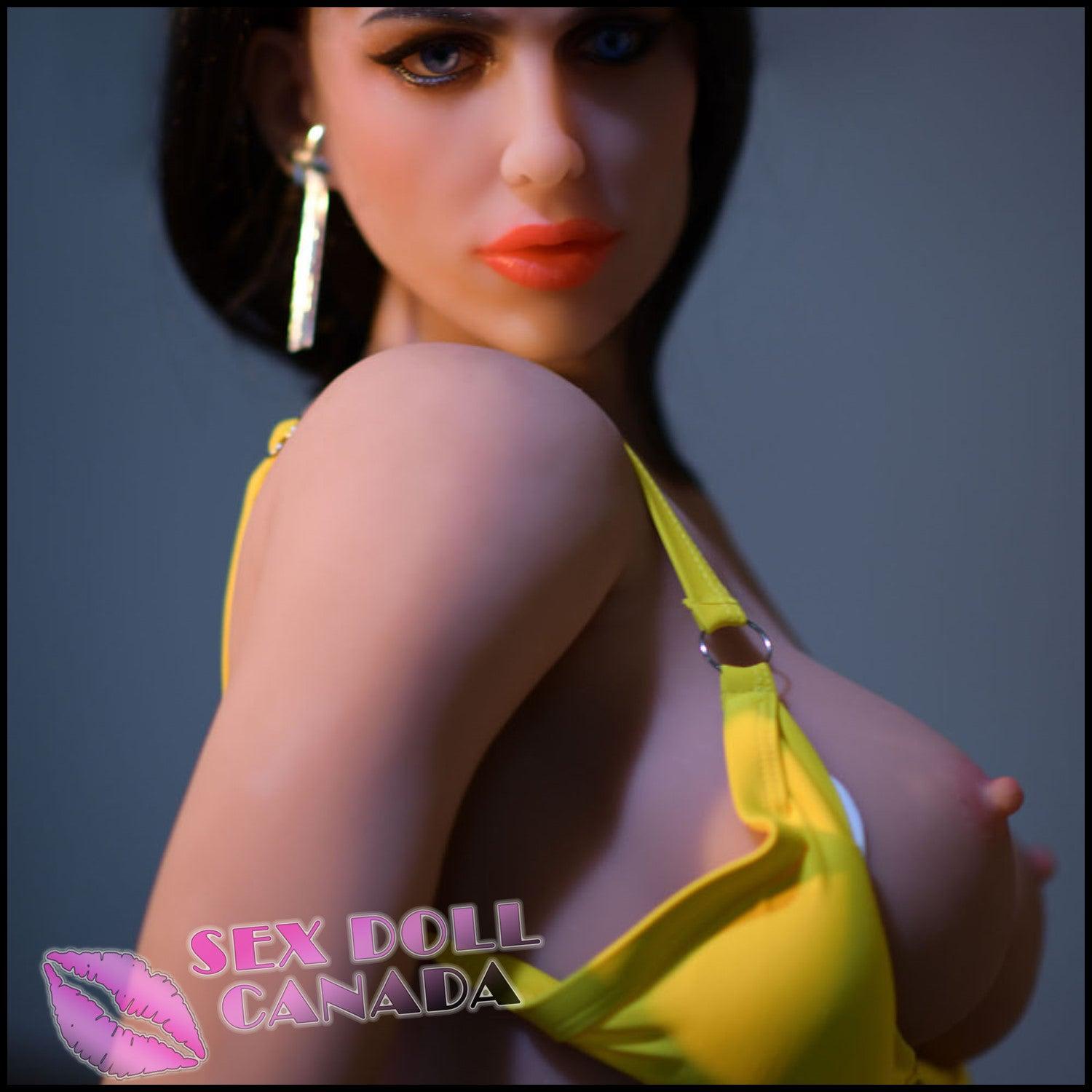 HR Doll Realistic Sex Doll Big Tits Breasts Black Hair Fit Athletic