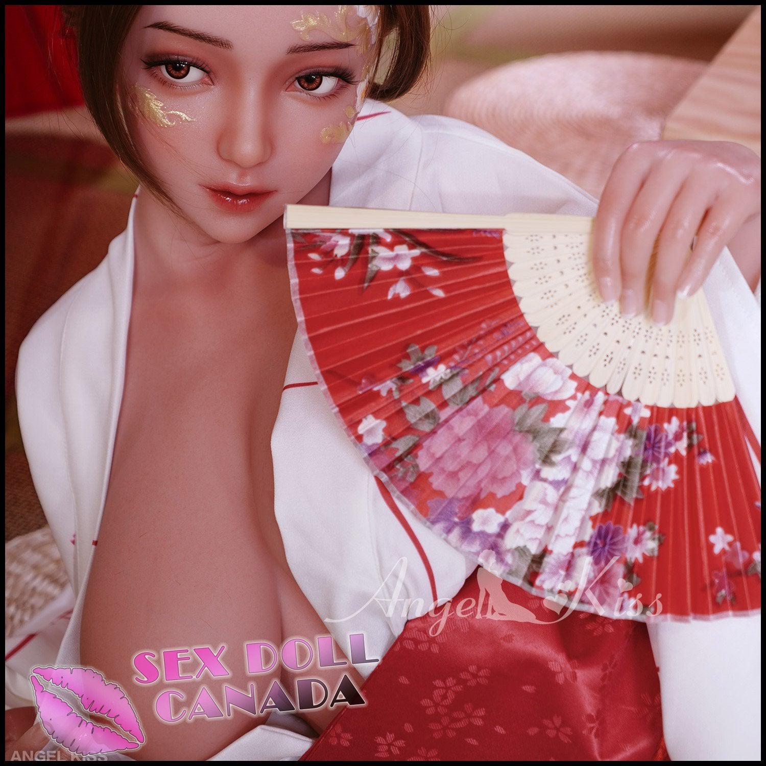 Angel Kiss Realistic Sex Doll Curvy Full Body Asian Japanese Chinese Brunette Hair