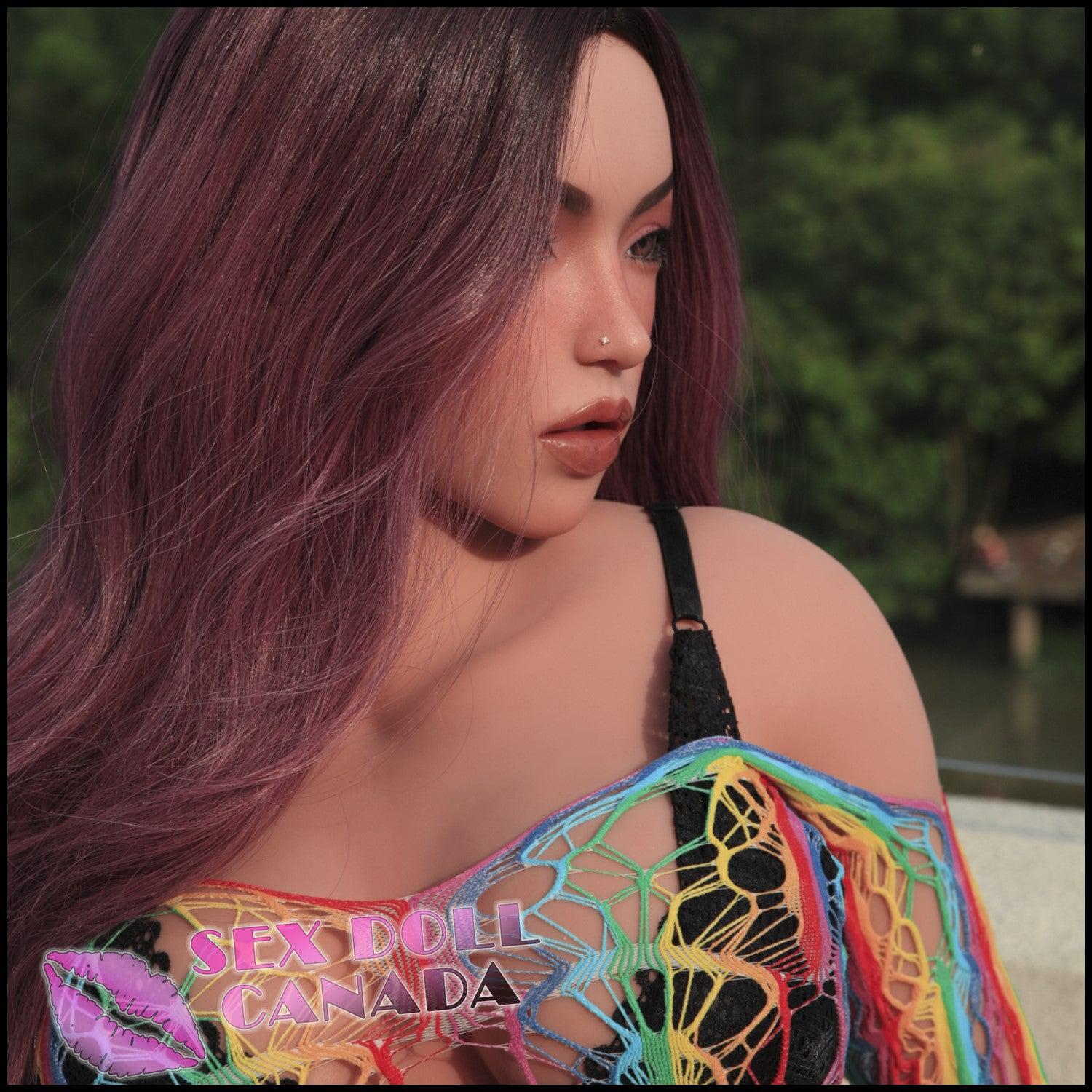 Climax Realistic Sex Doll Western American Pink Purple Hair Big Tits Breasts