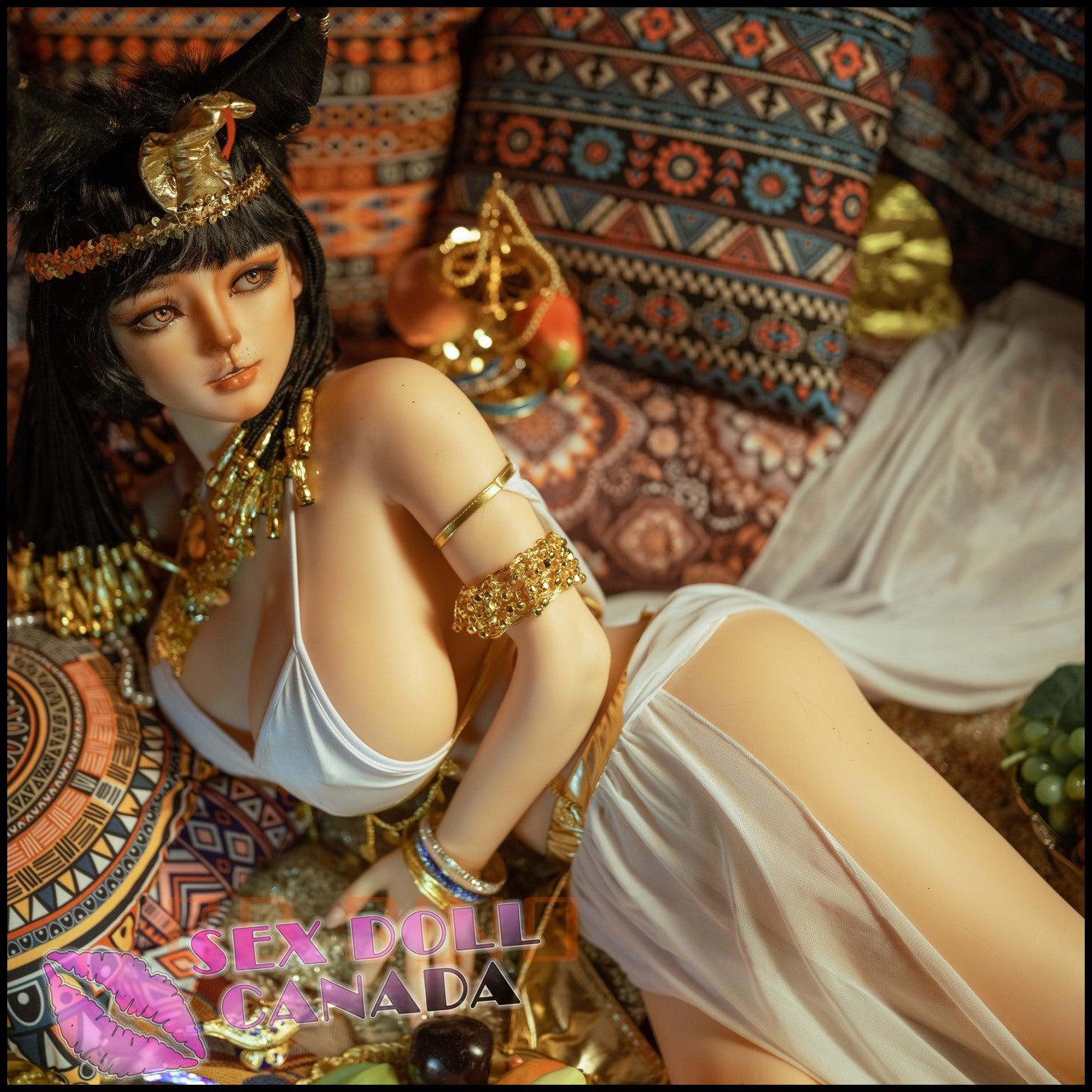Sino-Doll Realistic Sex Doll Curvy Full Body Elf Fantasy Cosplay Black Hair