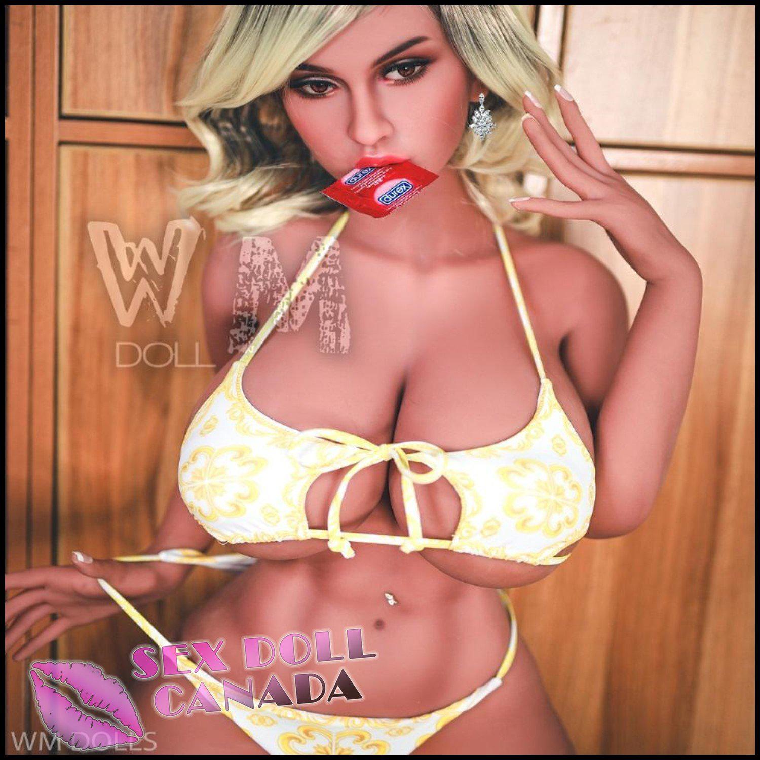 WM Realistic Sex Doll Curvy Full Body Small Waist Blonde Hair