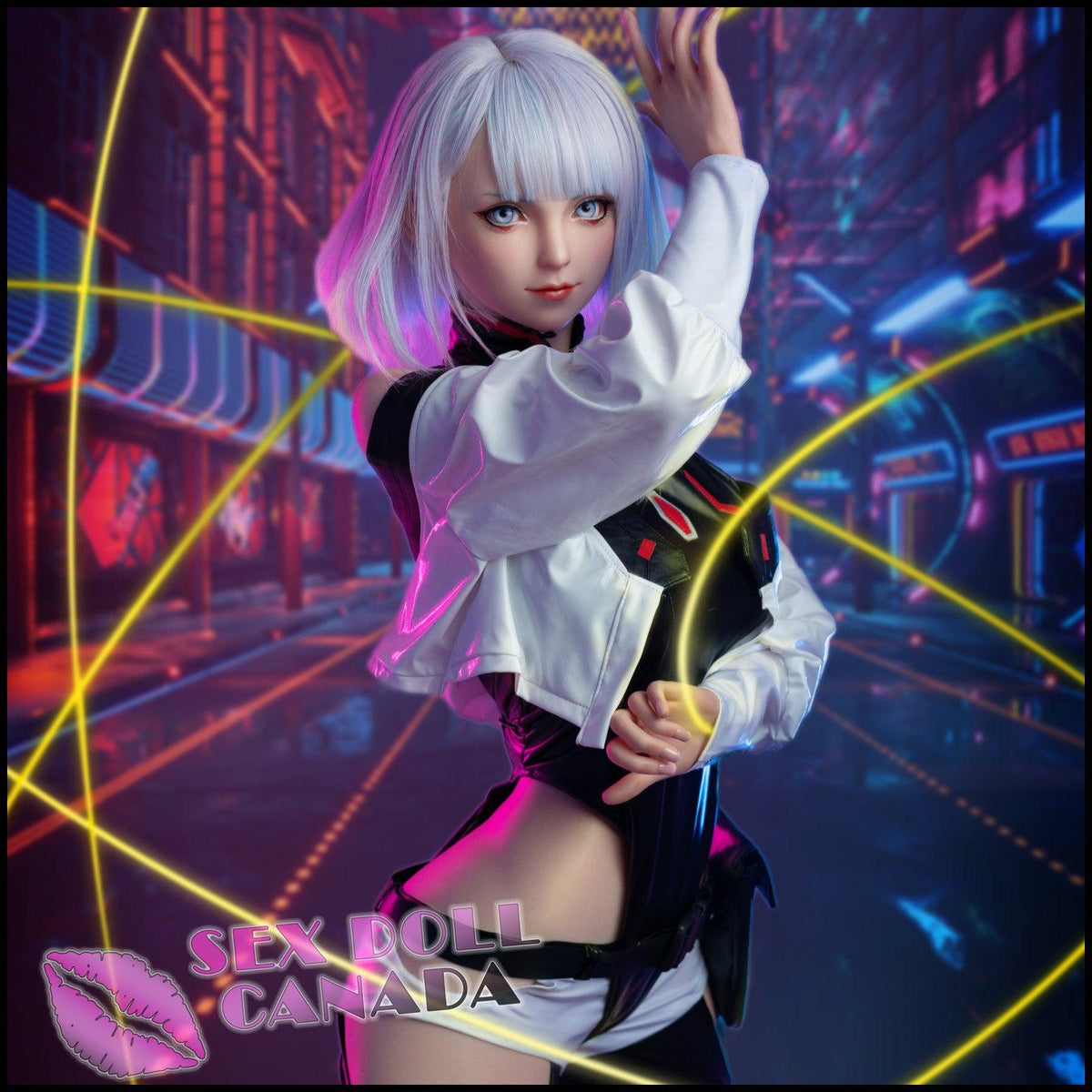 156 (5'1") H-Cup Cyber Lady - Full Silicone - Game Lady