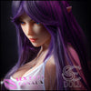 SE DOLL Realistic Sex Doll Pink Purple Hair Western American Elf Fantasy Cosplay