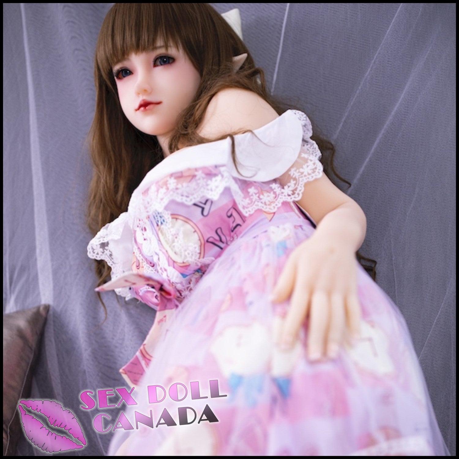 Sanhui Dolls Realistic Sex Doll Huge Tits Boobs Brunette Hair Small Waist