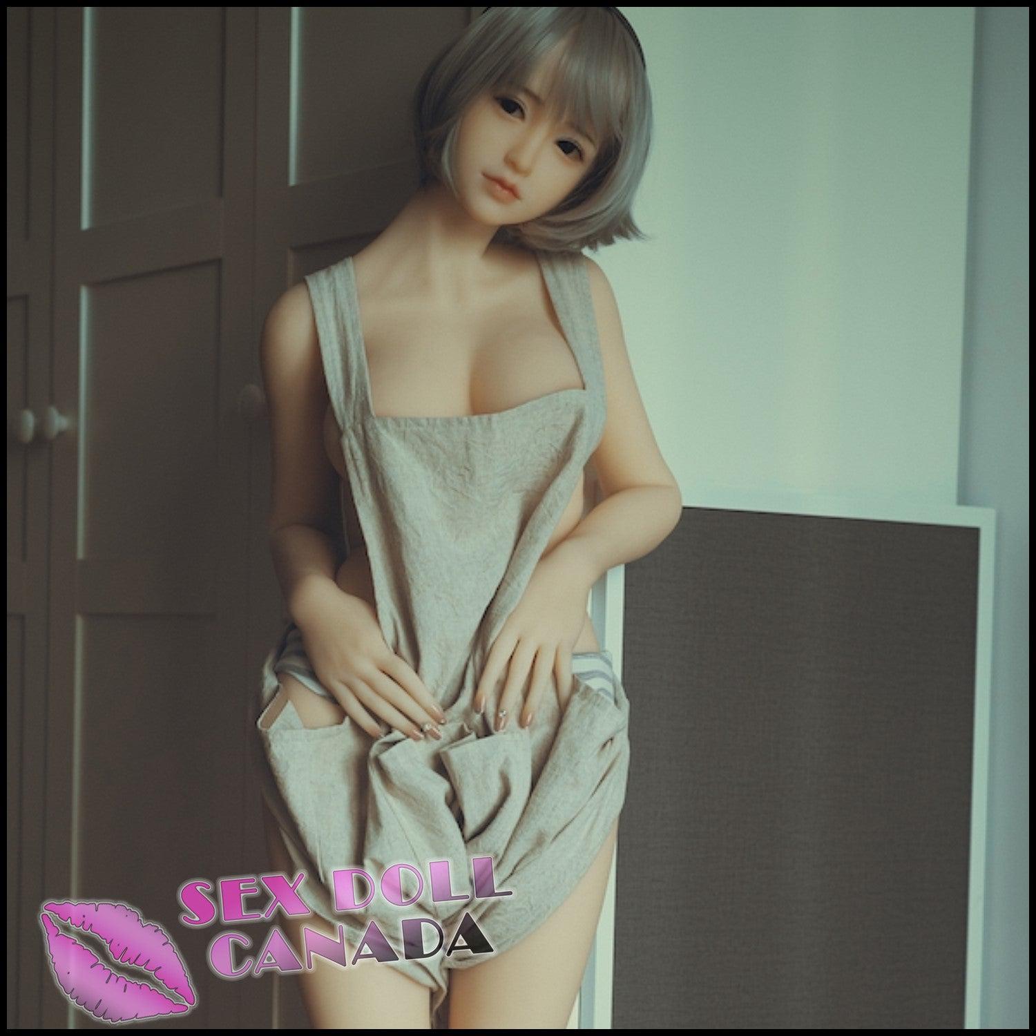 Sanhui Dolls Realistic Sex Doll Asian Japanese Chinese Gray Silver White Hair Huge Tits Boobs