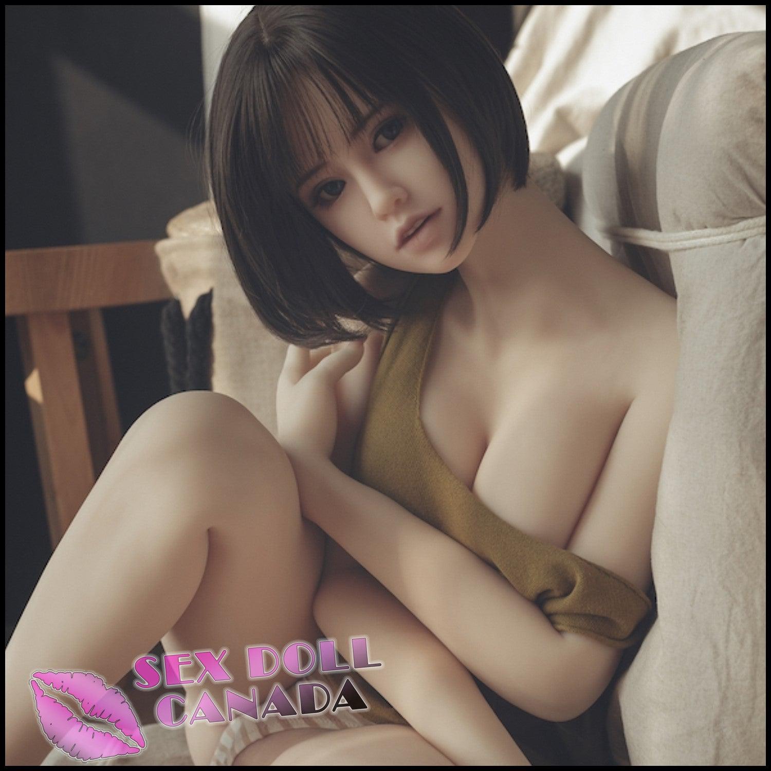Sanhui Dolls Realistic Sex Doll Small Waist Brunette Hair Huge Tits Boobs