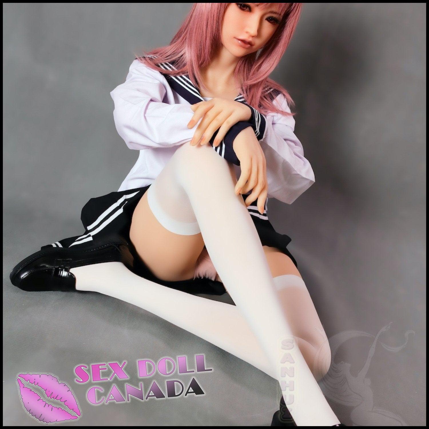 Sanhui Dolls Realistic Sex Doll Pink Purple Hair Fit Athletic Small Waist