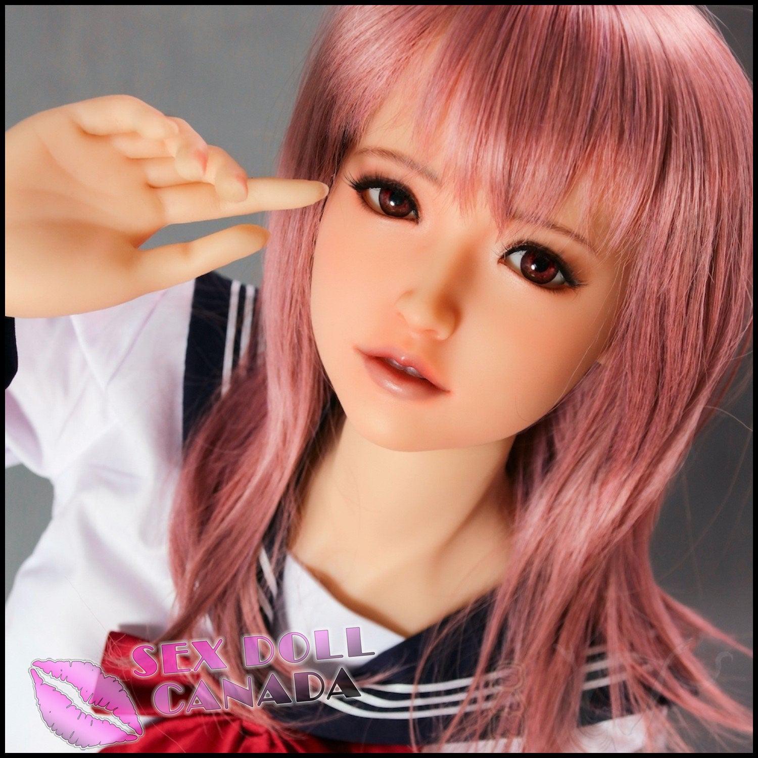 Sanhui Dolls Realistic Sex Doll Fit Athletic Small Waist Pink Purple Hair