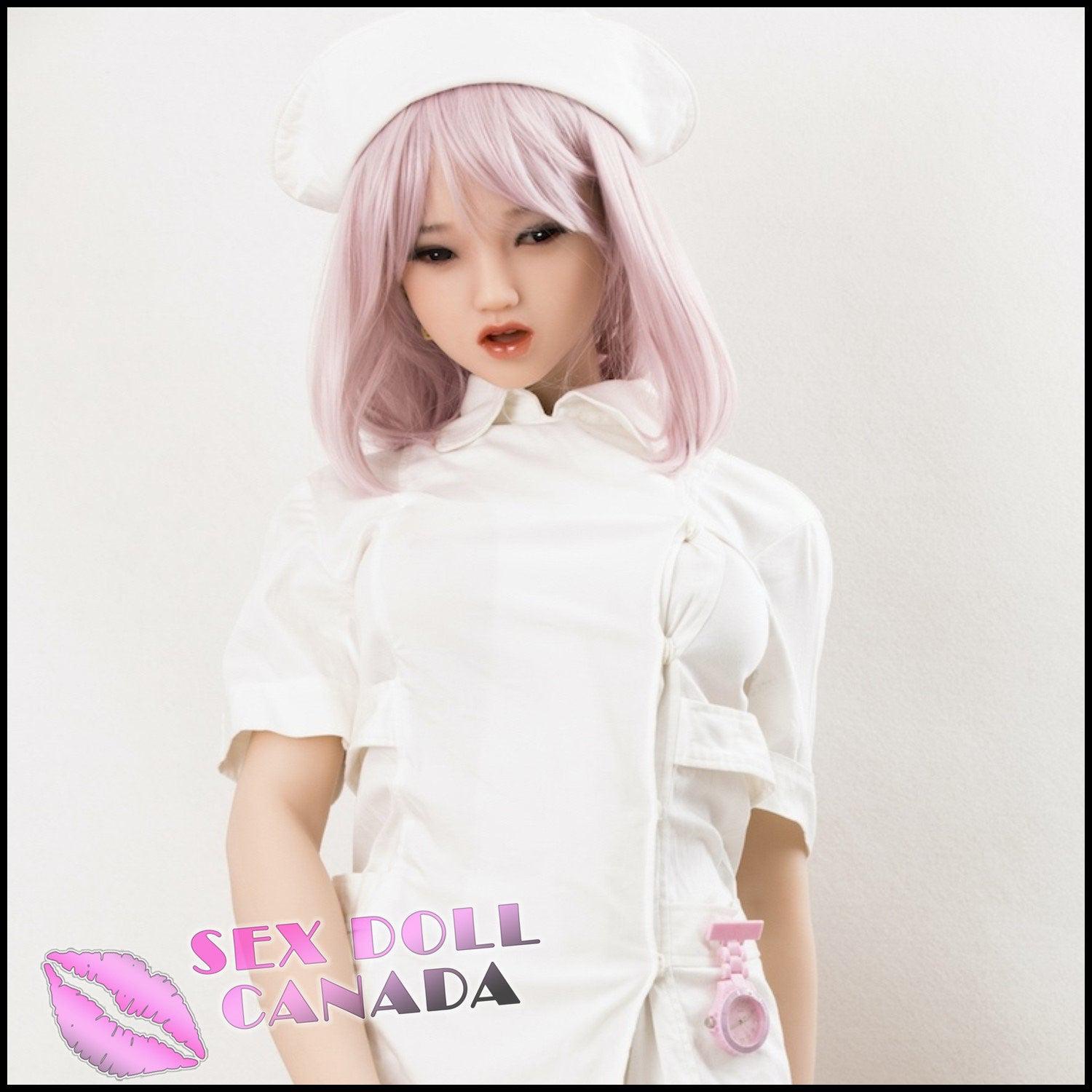 Sanhui Dolls Realistic Sex Doll Pink Purple Hair Small Waist Asian Japanese Chinese