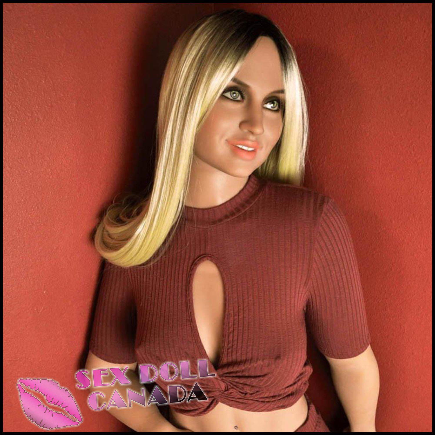 WM Realistic Sex Doll Blonde Hair Big Thick Thighs Small Tits Boobs