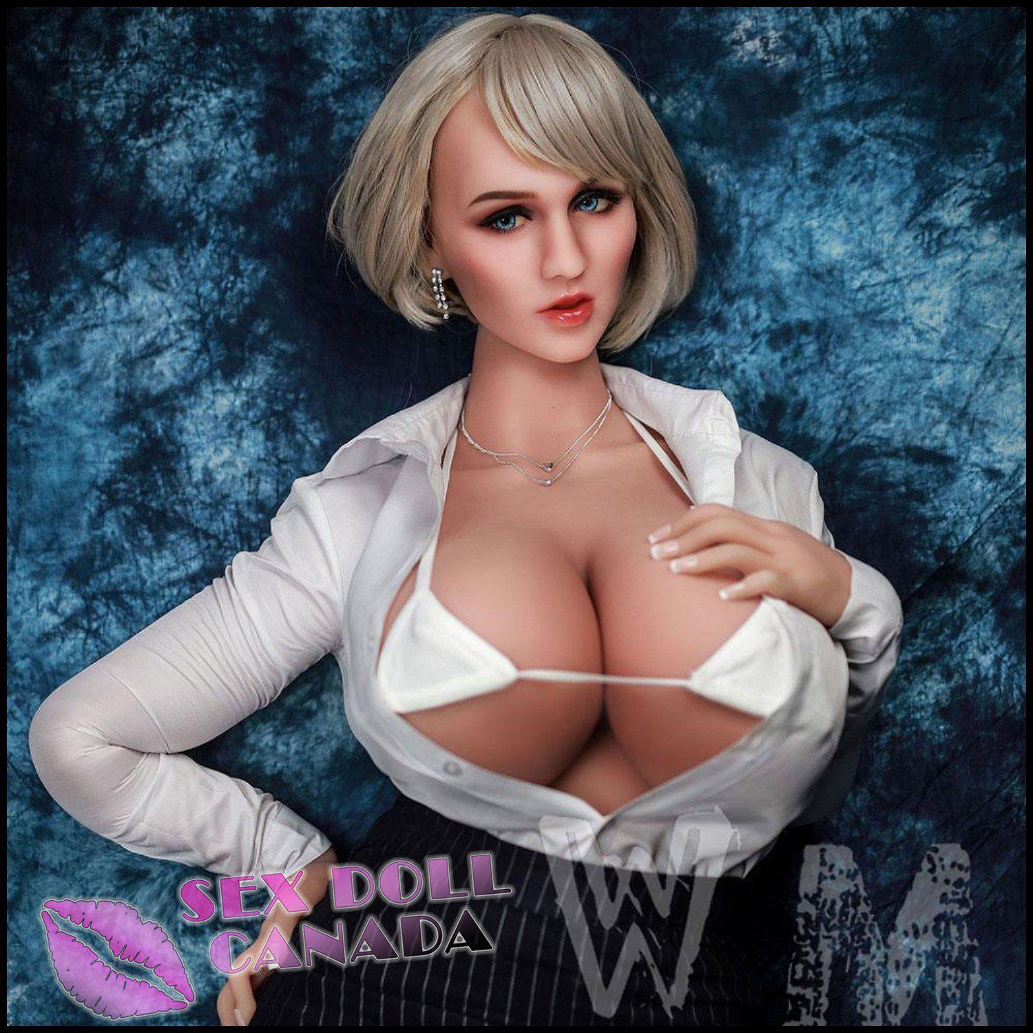 WM Realistic Sex Doll BBW Chubby Fat Blonde Hair Thick Thighs