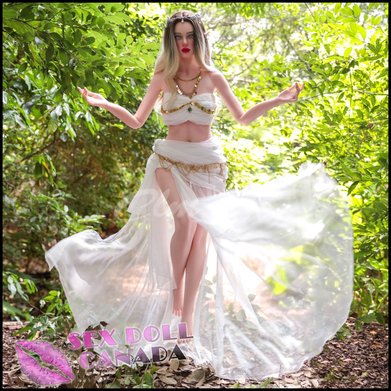 Climax Realistic Sex Doll Elf Fantasy Cosplay Blonde Hair Small Waist