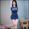JY Realistic Sex Doll Small Waist Brunette Hair Curvy Full Body