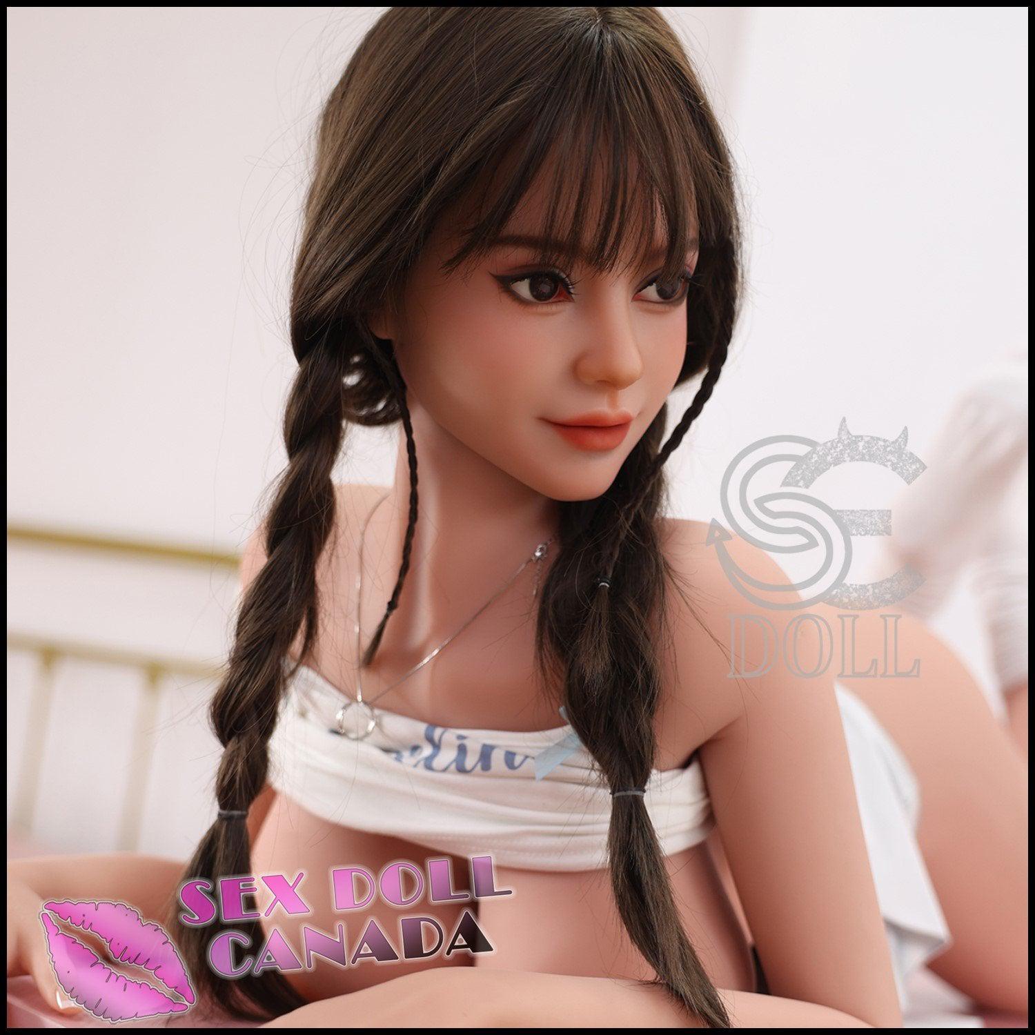 SE DOLL Realistic Sex Doll Brunette Hair Big Ass Butt Curvy Full Body