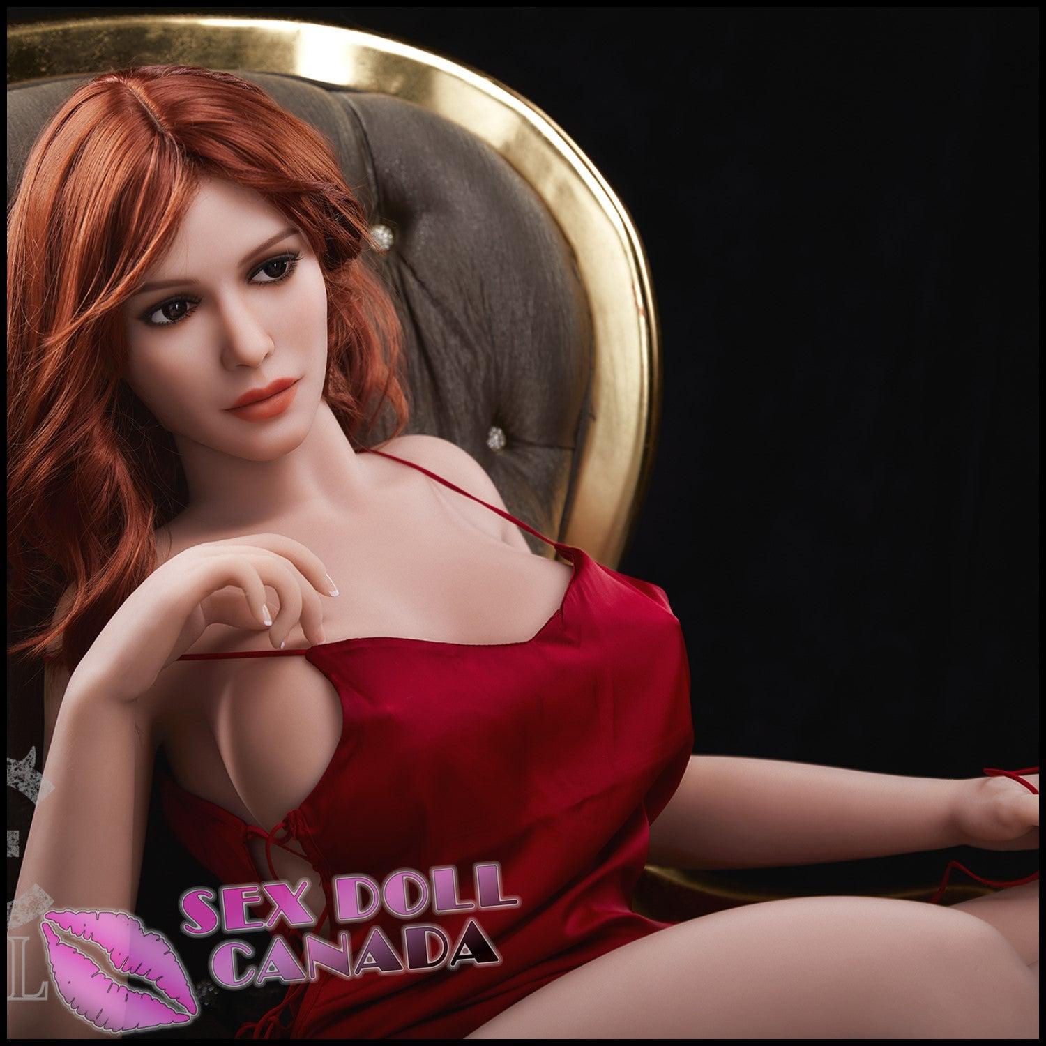 SE DOLL Realistic Sex Doll Big Ass Butt Red Head Curvy Full Body